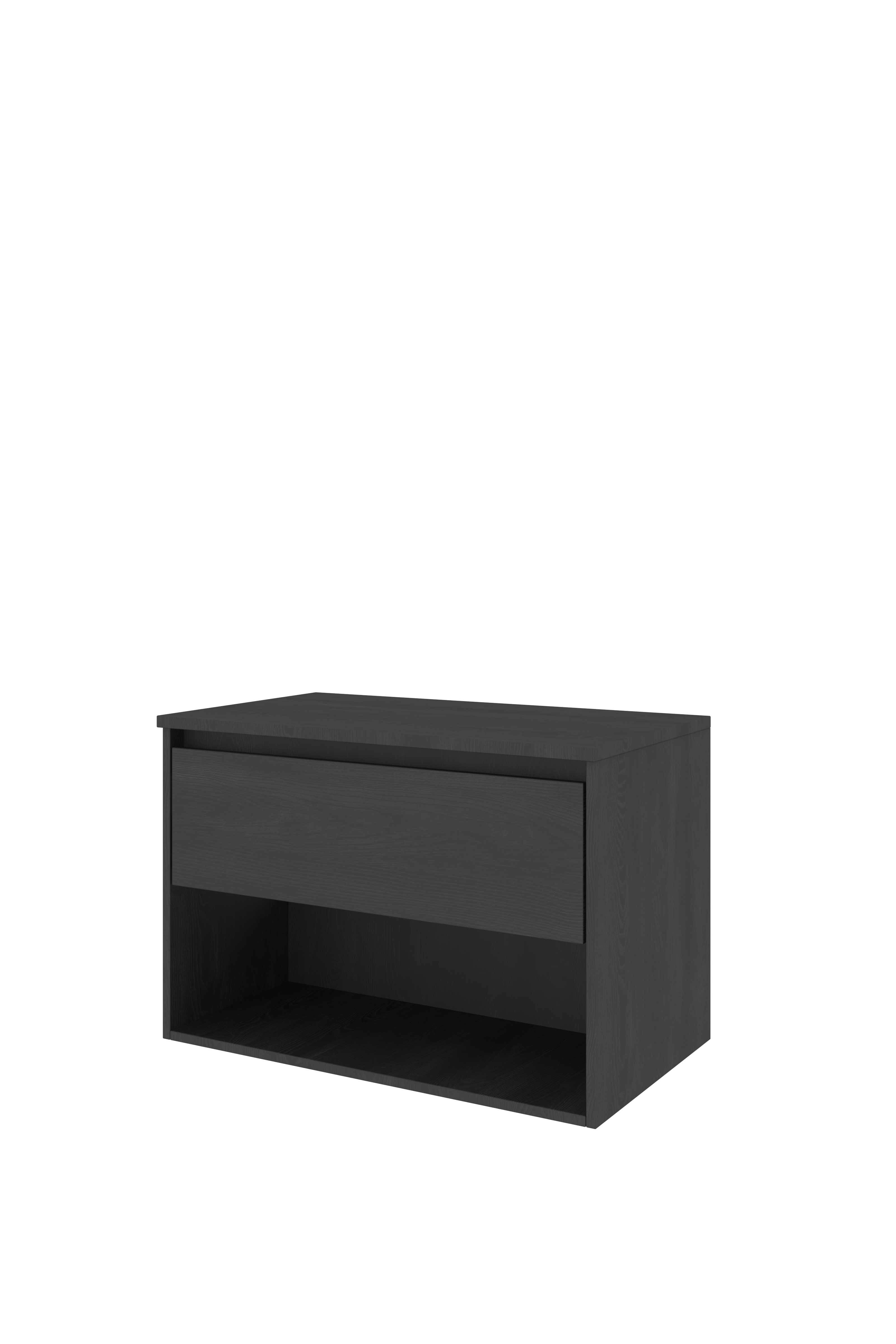 Proline Set Top afdekplaat en onderkast met schap 1817214 Black oak 800x460x552