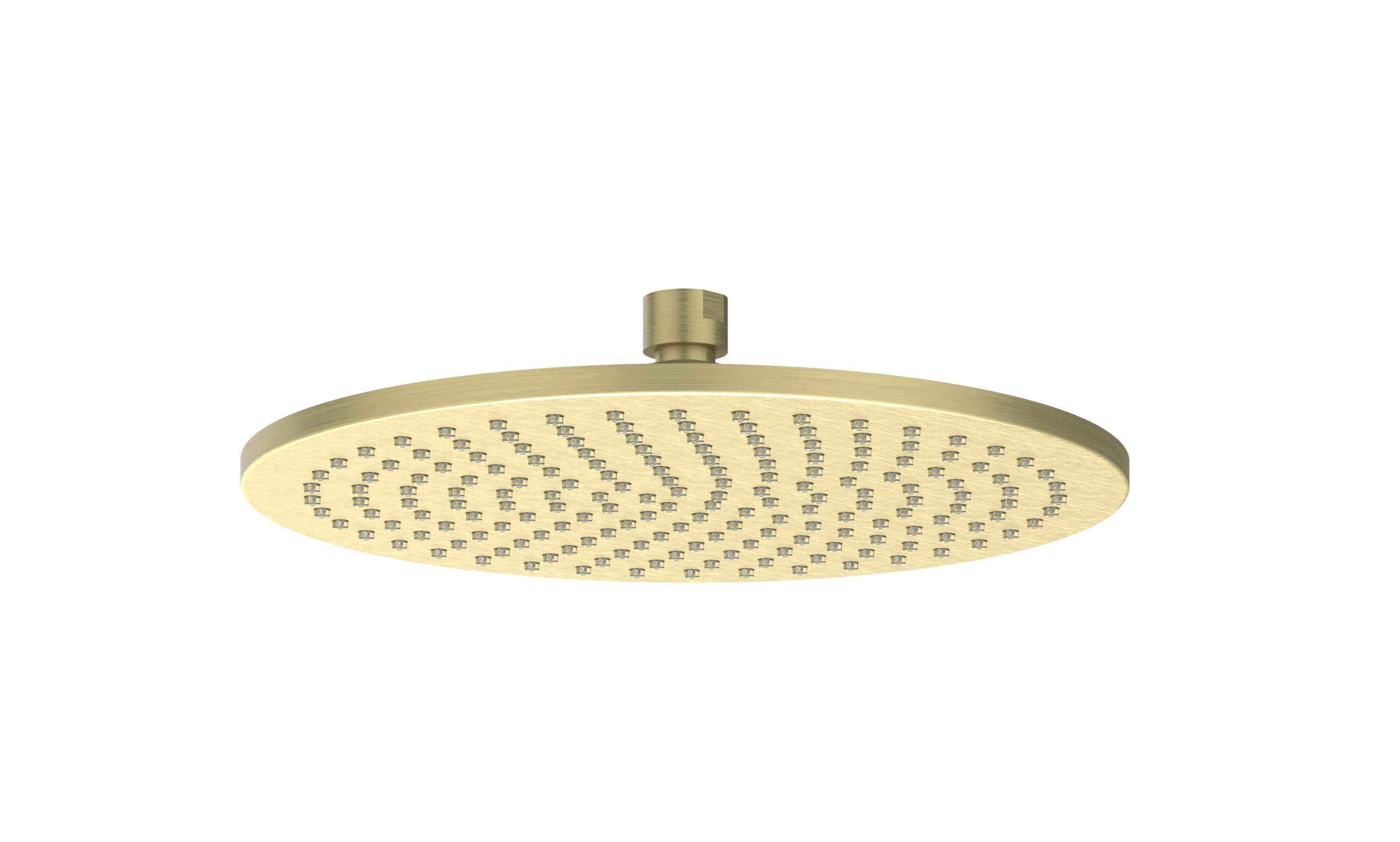 IVY Toebehoren Hoofddouche medium 25cm met antikalk nozzels 6900704 gebr. mat goud PVD