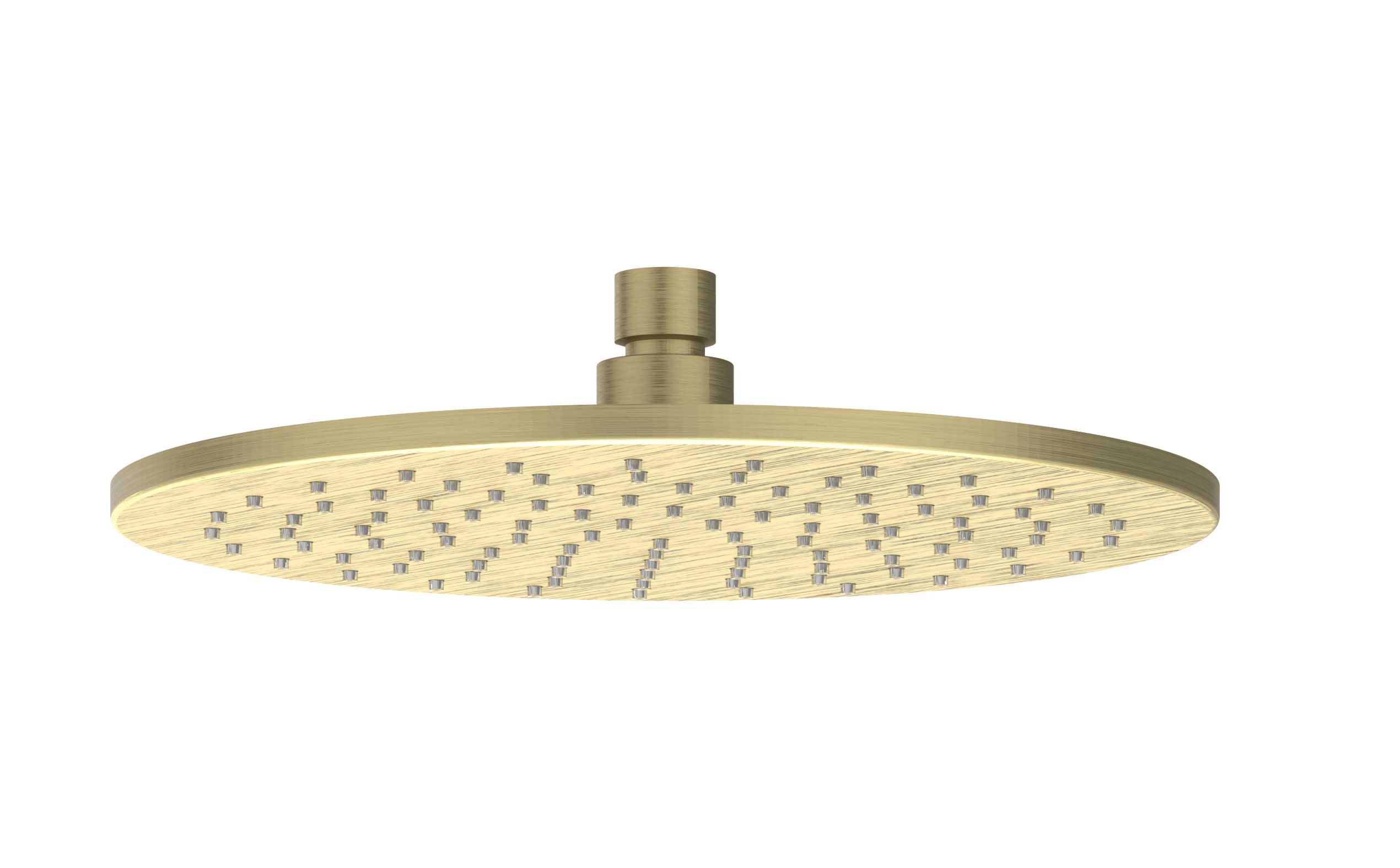 IVY Toebehoren Hoofddouche medium 25cm met antikalk nozzels 6900712 RVS316 gebr. mat goud PVD