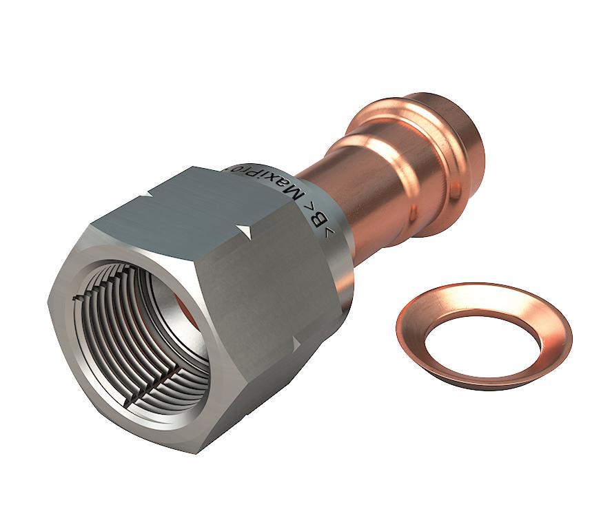 Banninger MaxiPro Herbruikbare flare kopp.  met RVS wartel 5/8 MPA5289G0050501