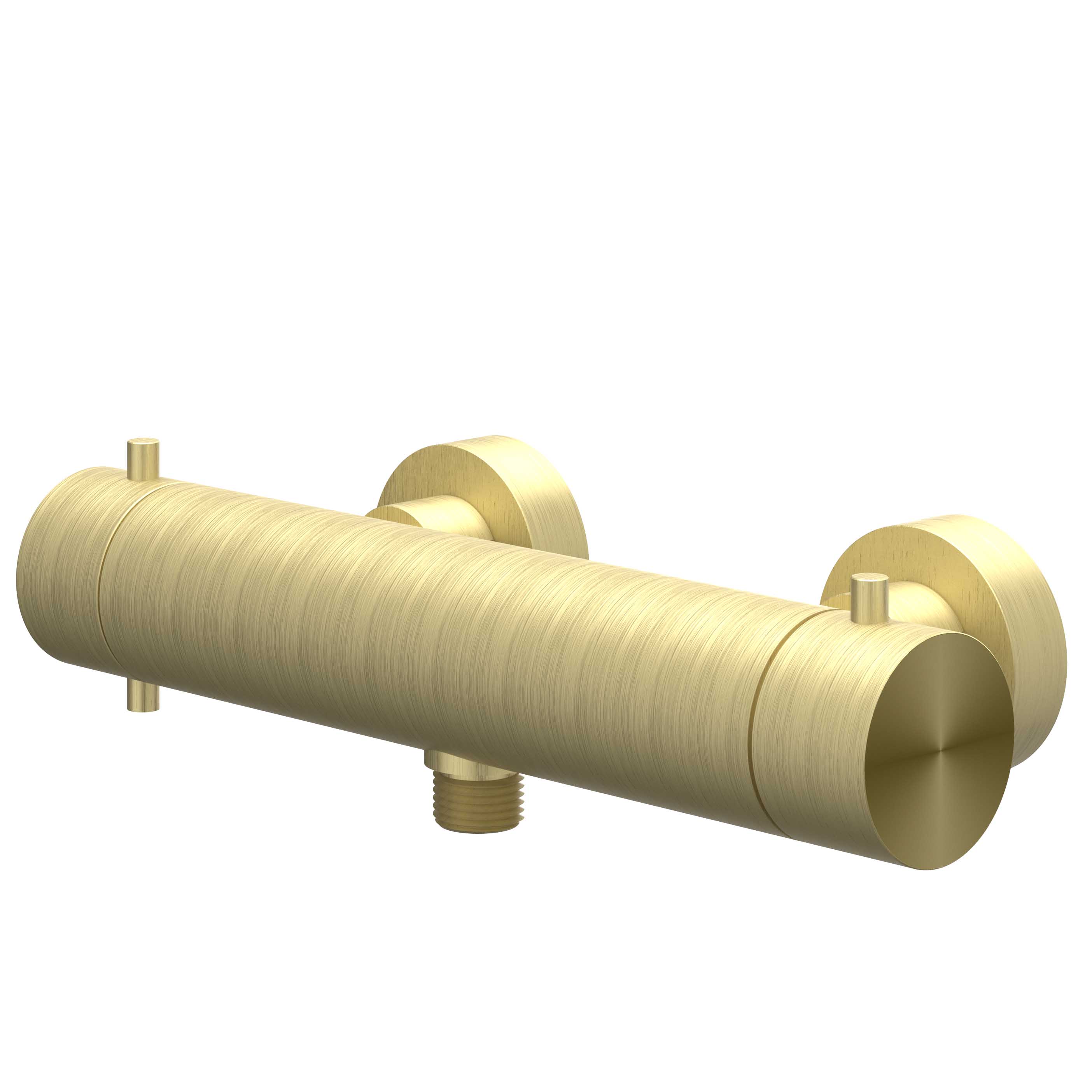 IVY Concord Douchethermostaatkraan opbouw cooltouch 6201012 RVS316 gebr. mat goud PVD