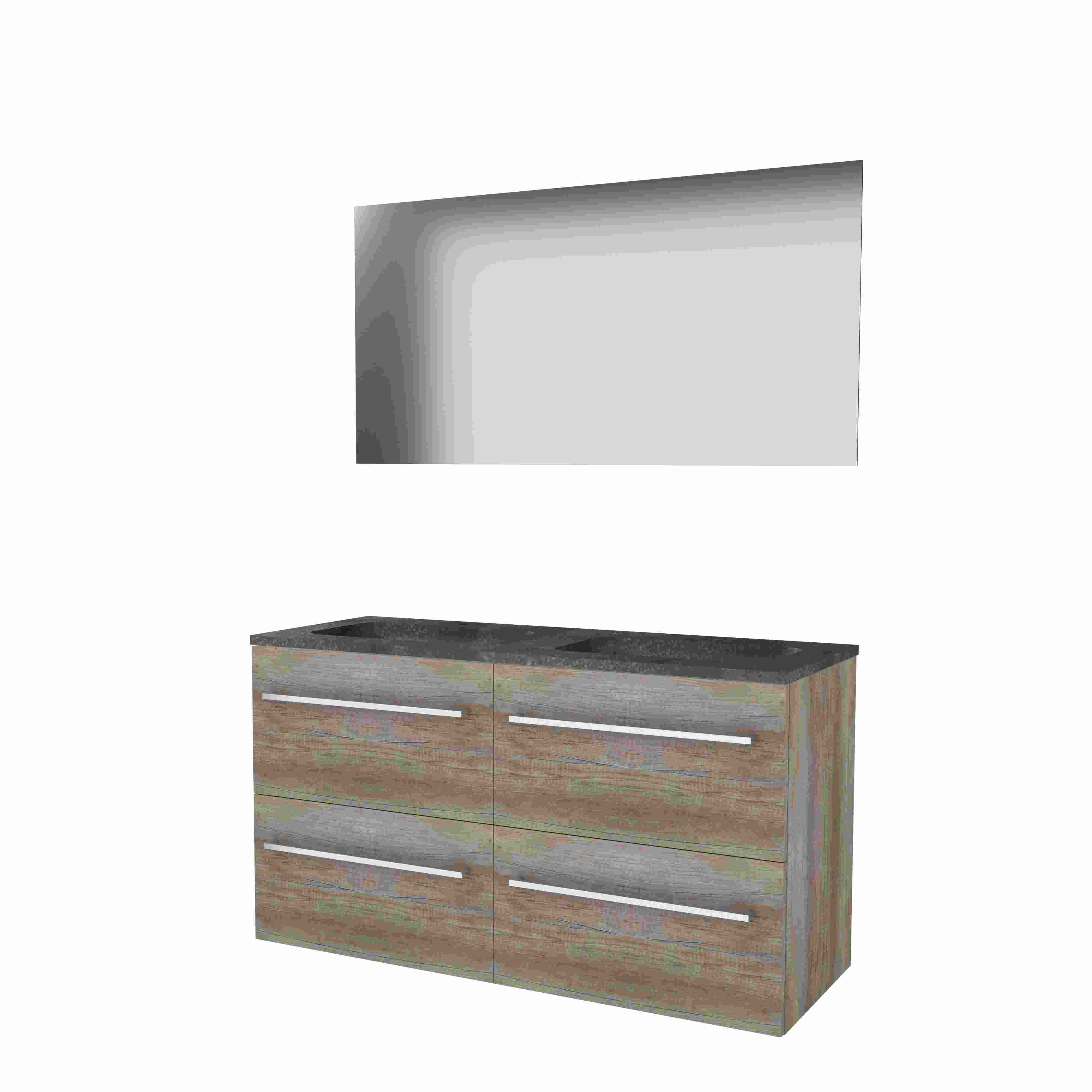 Basic Ultimate 46 onderk. m. gr. incl. 4 la + hardst. wast. incl. 2 krgt. incl. spg. m. LED ind. o+b B1200xD460 Scotch Oak / 1813329