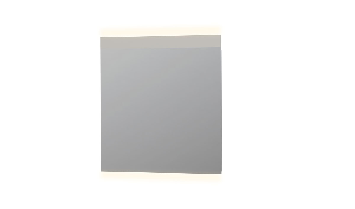 INK SP11 spiegel rookglas met matte bovenzijde en o/b ind. LED verl. incl. sensorschak. 8408502 Rookglas H40xB800xD800