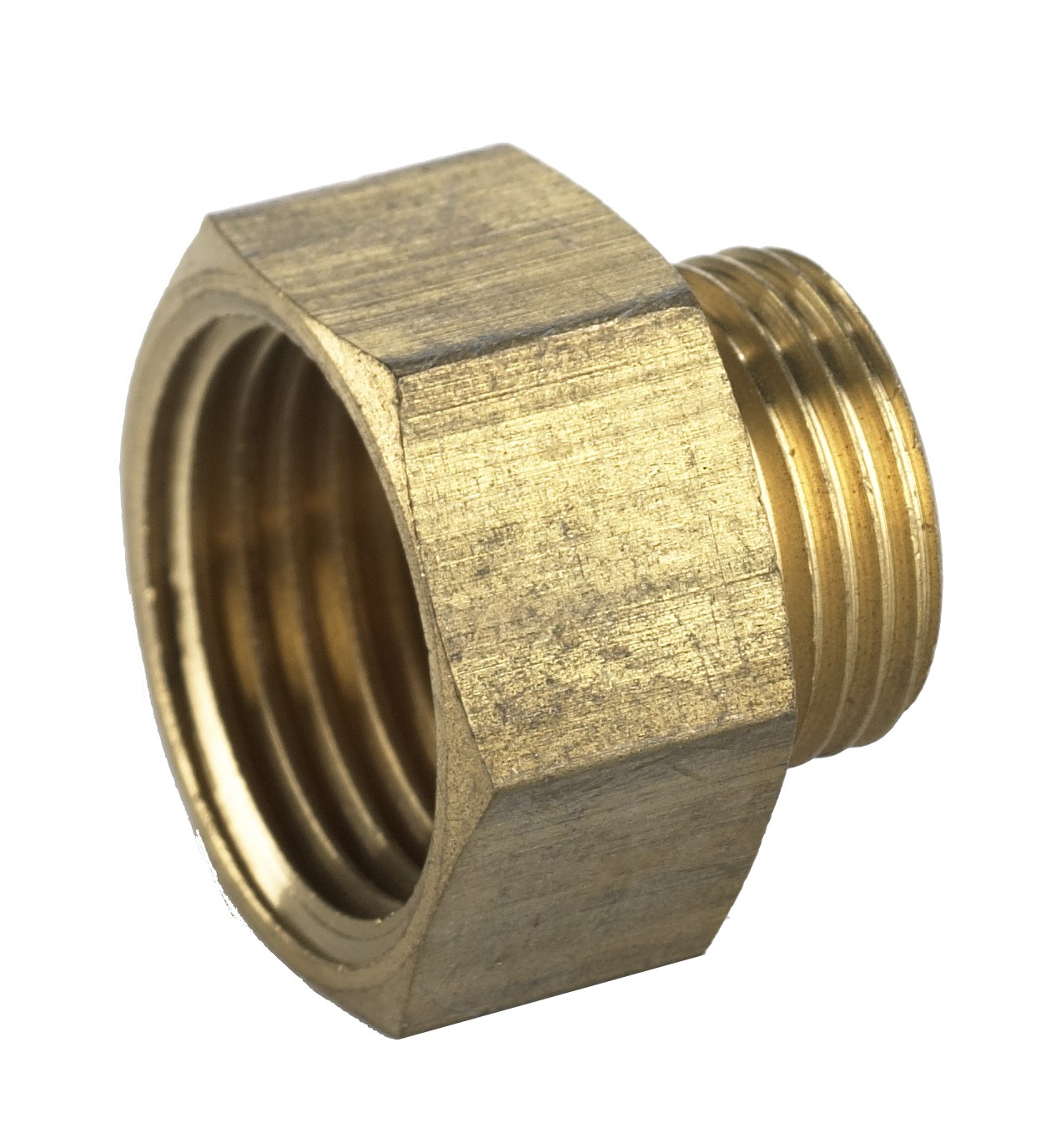 Messing neusstuk 1x3/4