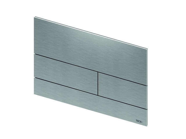 TECEsquare II metaal wc-bedieningsplaat 9240830  -  RVS geborsteld (anti-vinger)