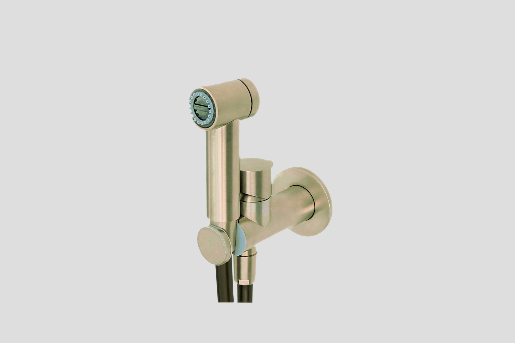 Lagoo Garda Bidetmengkraan m. douche en houder G4200PG Brushed Champagne PVD