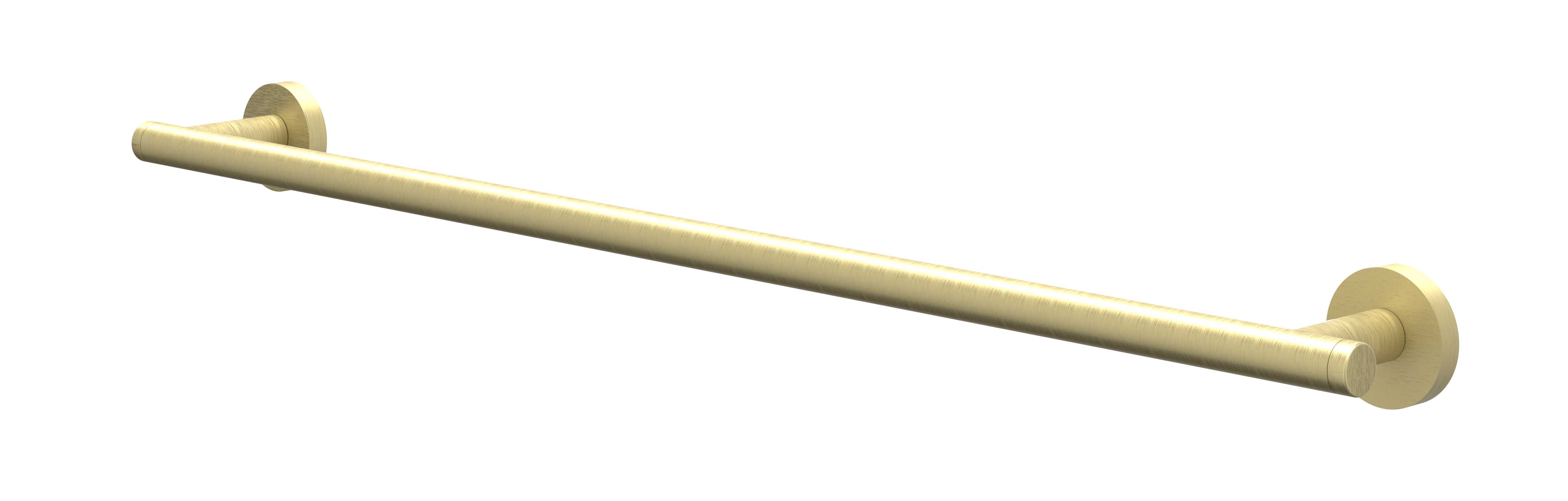 IVY Wandhanddoekrek 60cm enkel 6500054 gebr. mat goud PVD