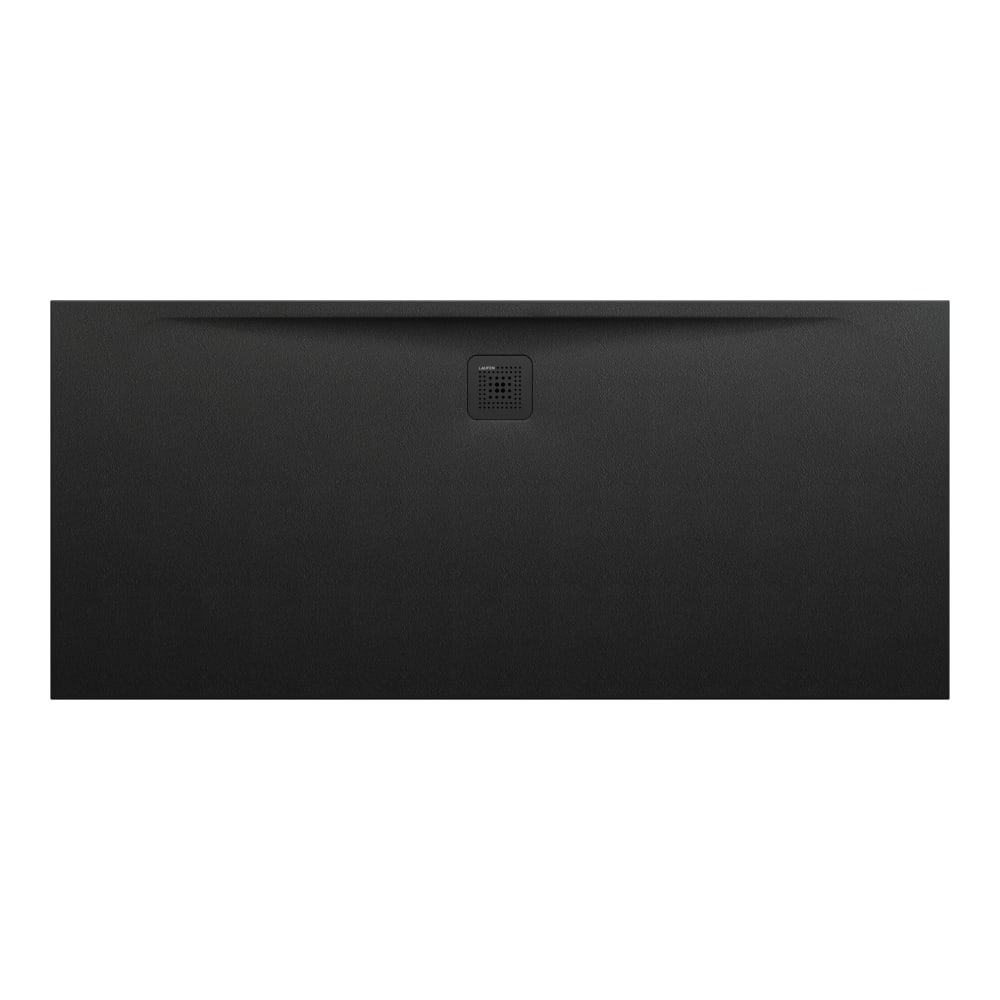 Laufen Pro Marbond douchebak 180x80 rechthoekig black matt H2109550800001