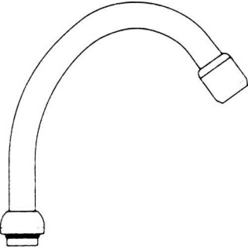 Venlo uitloop 3/4  .drb F963097AA perl.voorsprong 150mm