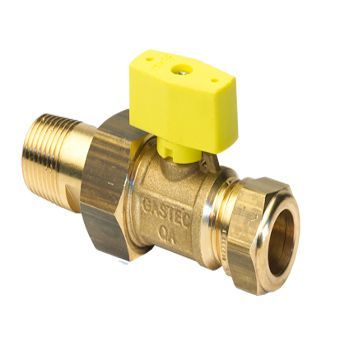 VSH Messing gaskraan buitendraad 15x1/2