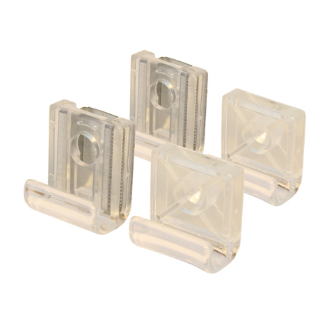 Spiegelklemmen 4 voudig Kunststof