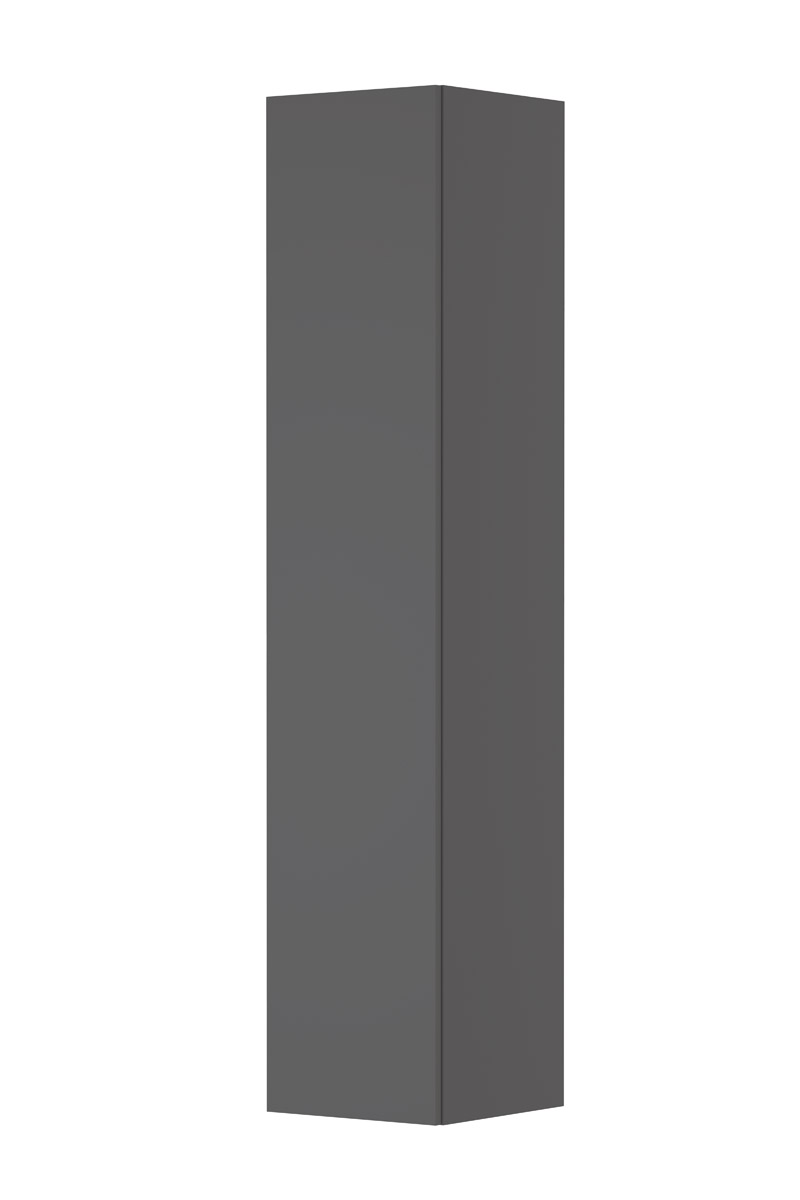 INK hoge kast 1 deur links/rechts greepl. 1241154 Mat grijs H1690xB350xD350