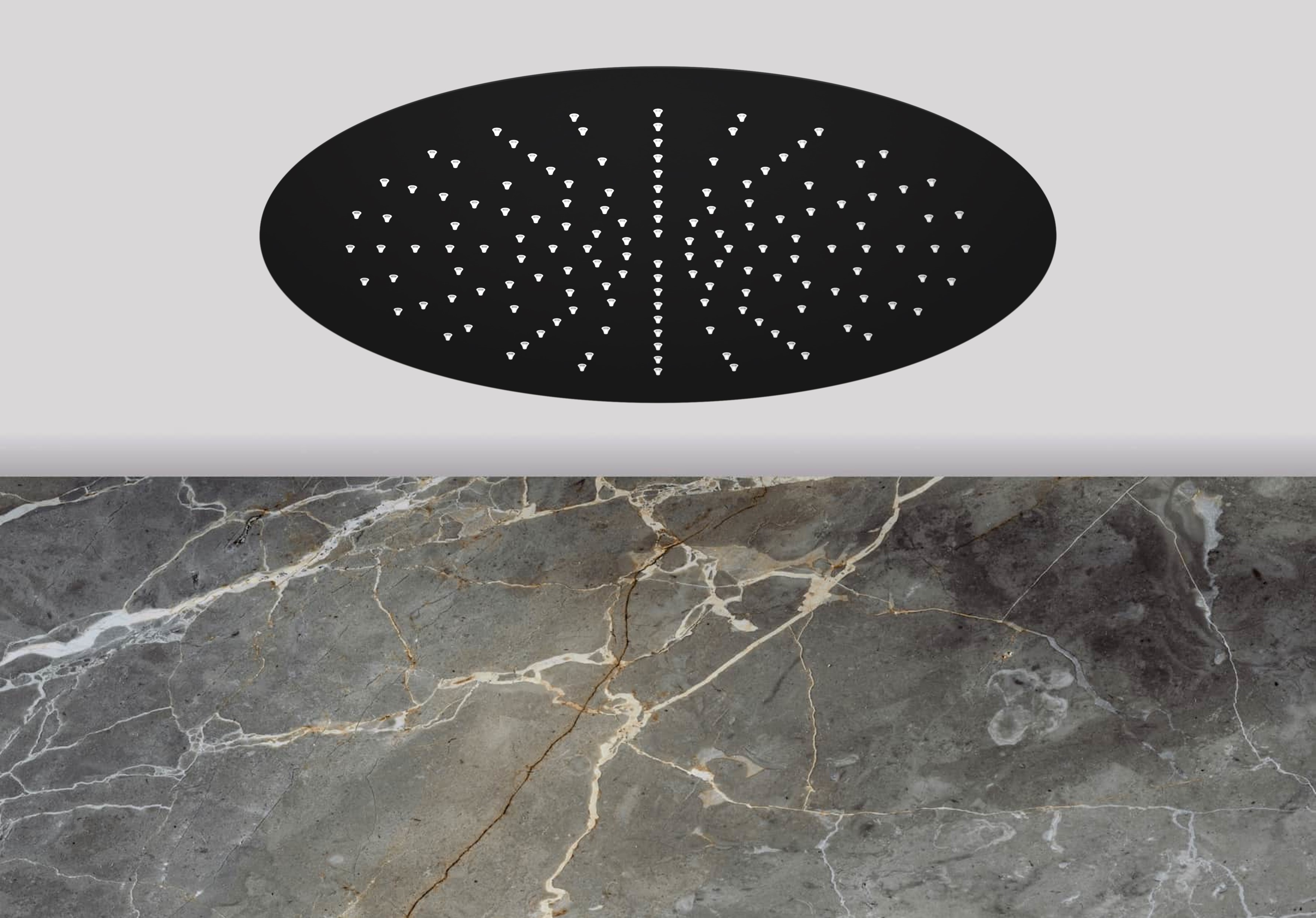 Lagoo Nesso Hoofddouche Easy Peasy 440 m. Easy Fix systeem N8201MB Matt Black