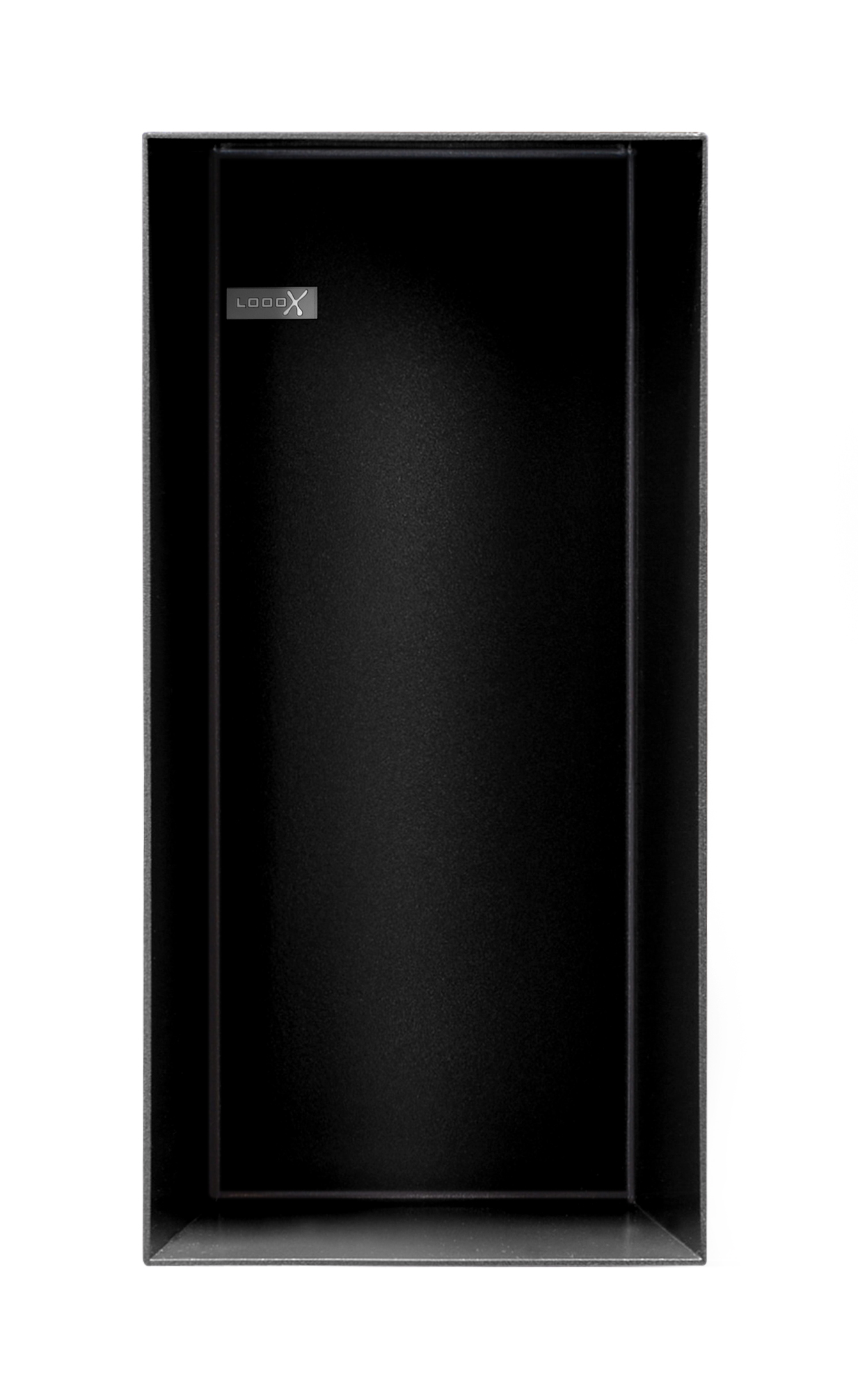 Looox Inbouwnis mat zwart 15x30cm CBOX15MZ