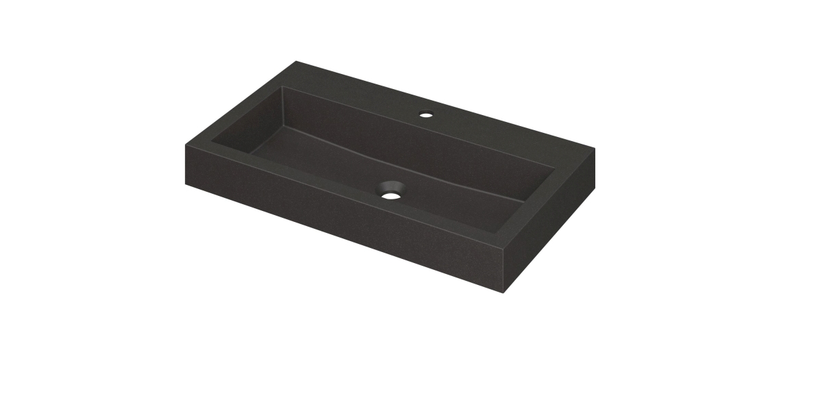 INK Momento wast. Quartz met 1 krgt. 3421216 Quartz zwart H90xB800xD450