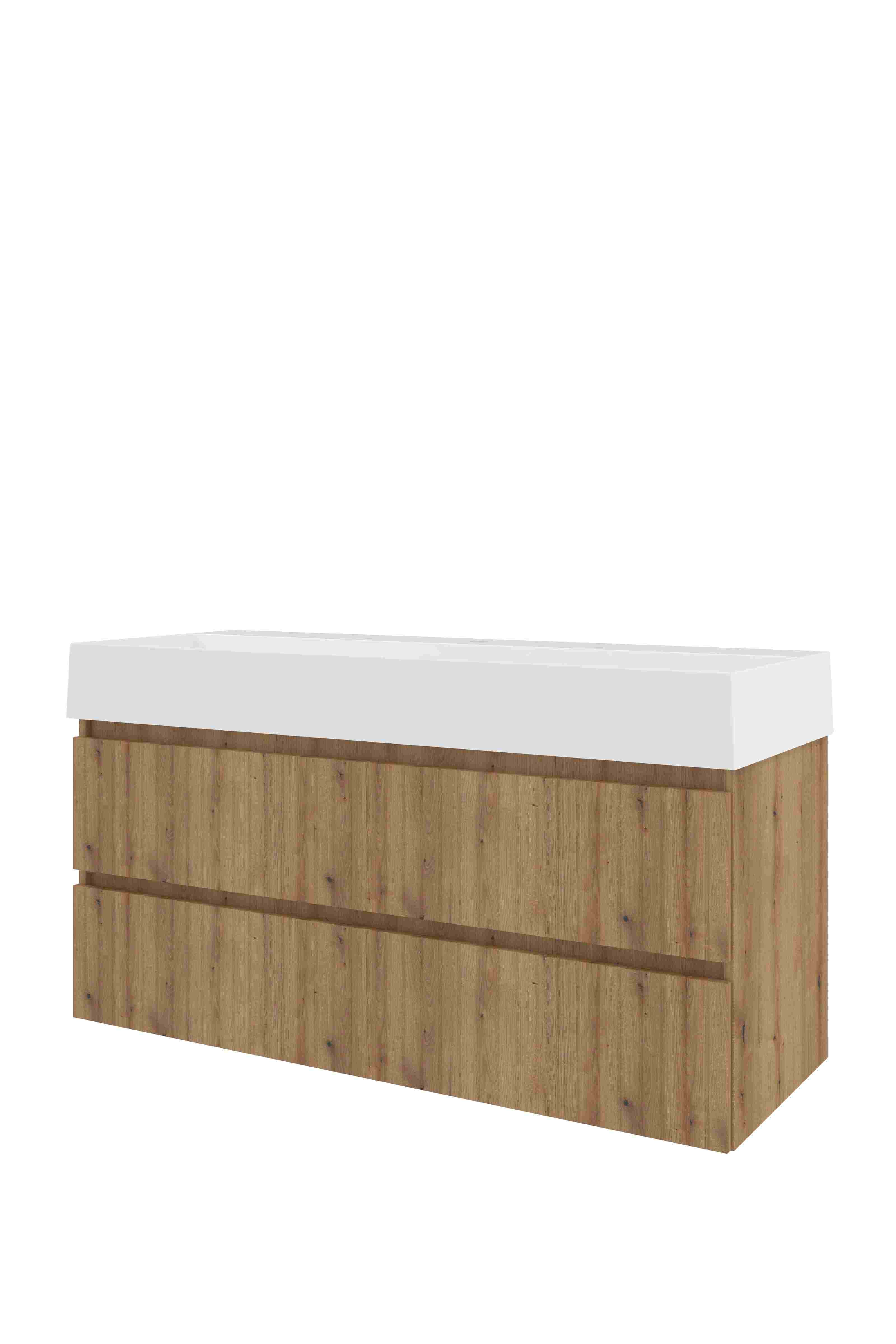 Proline Set porselein Loft wast. met 1 krgt. en onderkast sym. gefr. 1818221 Urban oak/Glans wit 1200x460x650