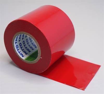 NITTO 21 PVC tape rood 5cm x 0.19mm x 10 mtr 276.8001