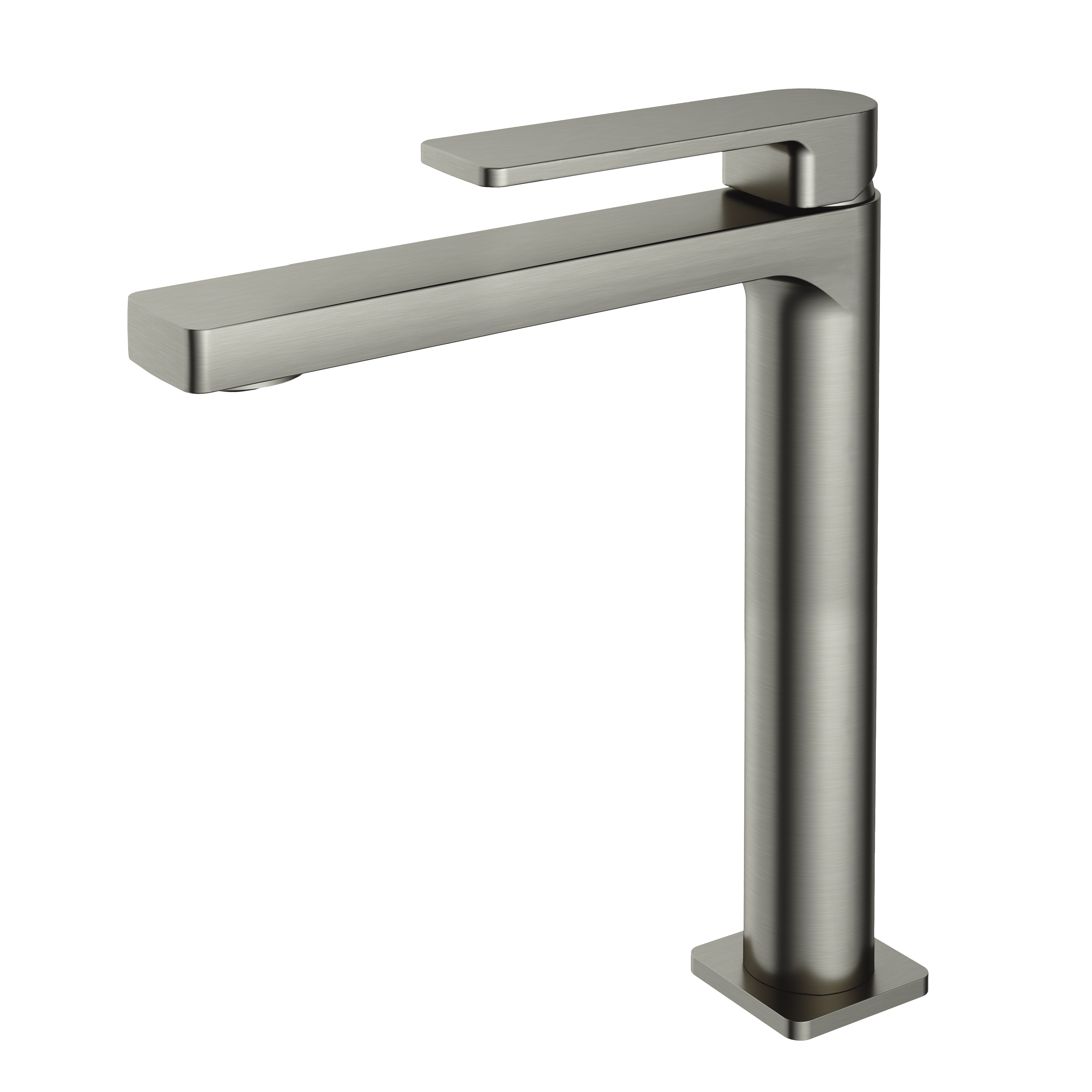 Hotbath GAL Verhoogde wastafelmengkraan zonder waste GL003HGN Geborsteld nikkel