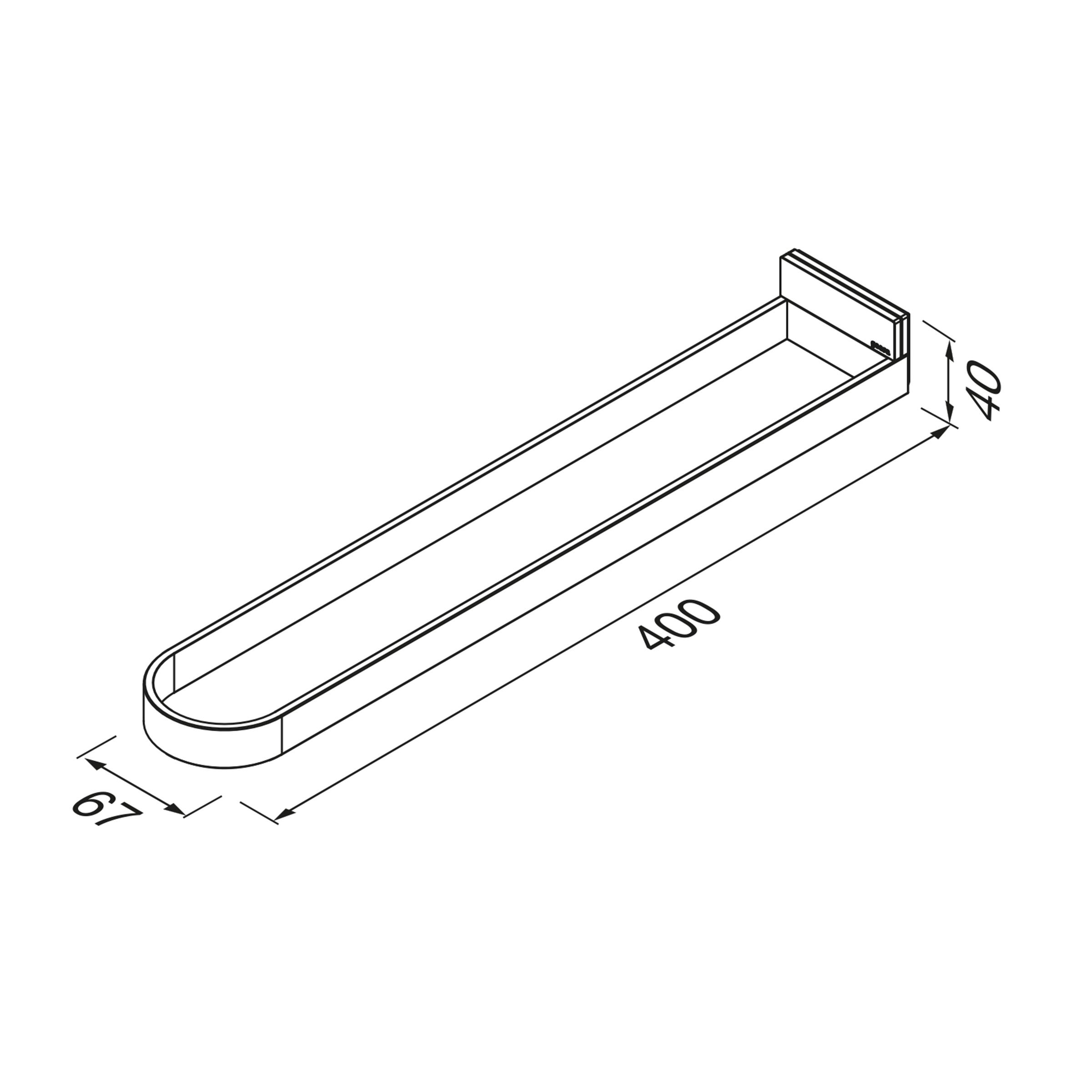 Geesa Craft handdoekrek 2- armig 911505-02