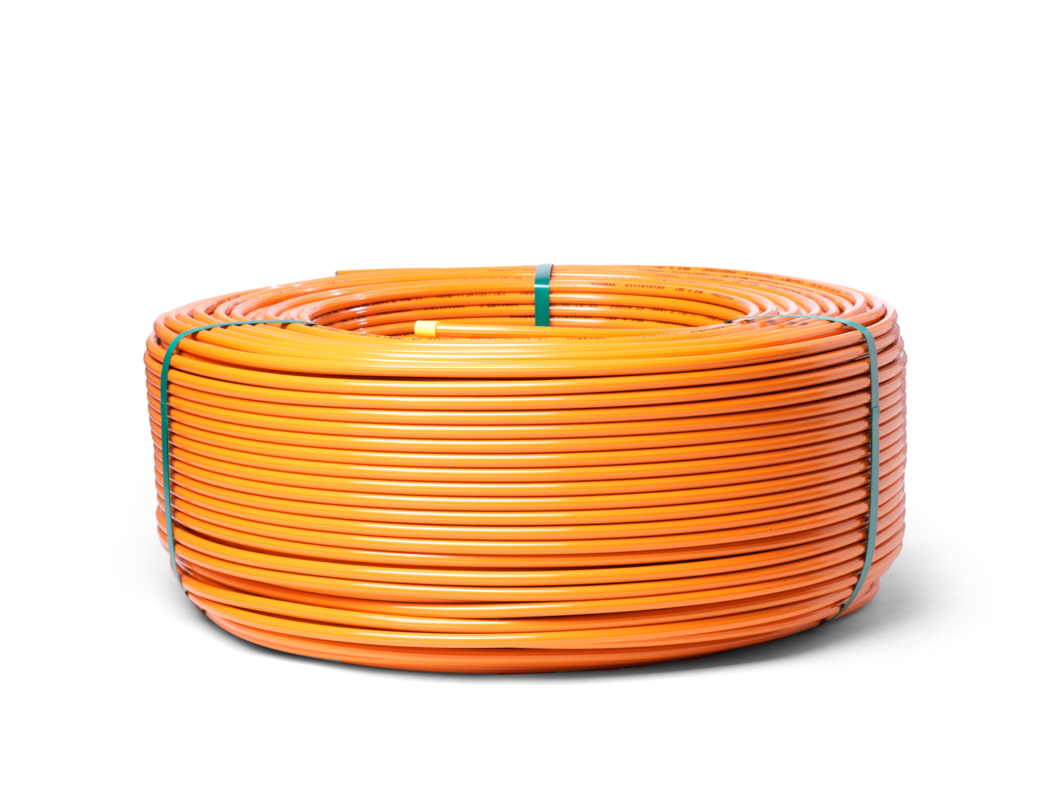 Mtr. PE-RT-buis 16x2 mm -  600 mtr. diffusiedicht Robotfloor 5 laags KLEUR ORANJE CELSIUS