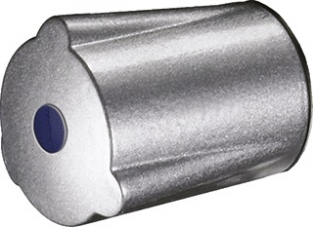 Kemper Frosti bedieningsknop kunststof verchroomd 5740100100