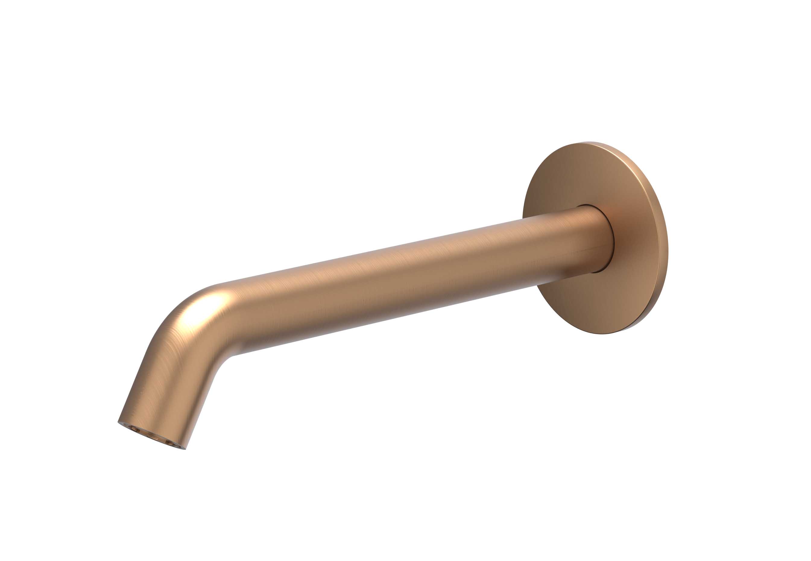 IVY Baduitloop 23cm 1/2 aansluiting inkortbaar 6903055 gebr. mat koper PVD