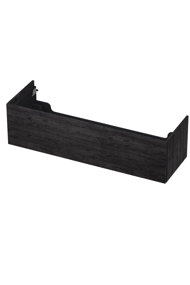 INK onderkast 1 lade push 2 open 1259802 Houtskool eiken H376xB1400xD450