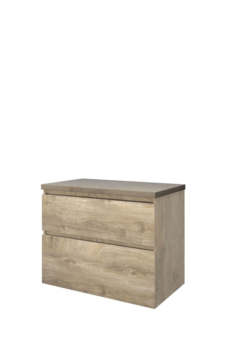 Proline set Top afdekplaat en onderk. a-sym. 1817291 Raw oak H632xB800xD460