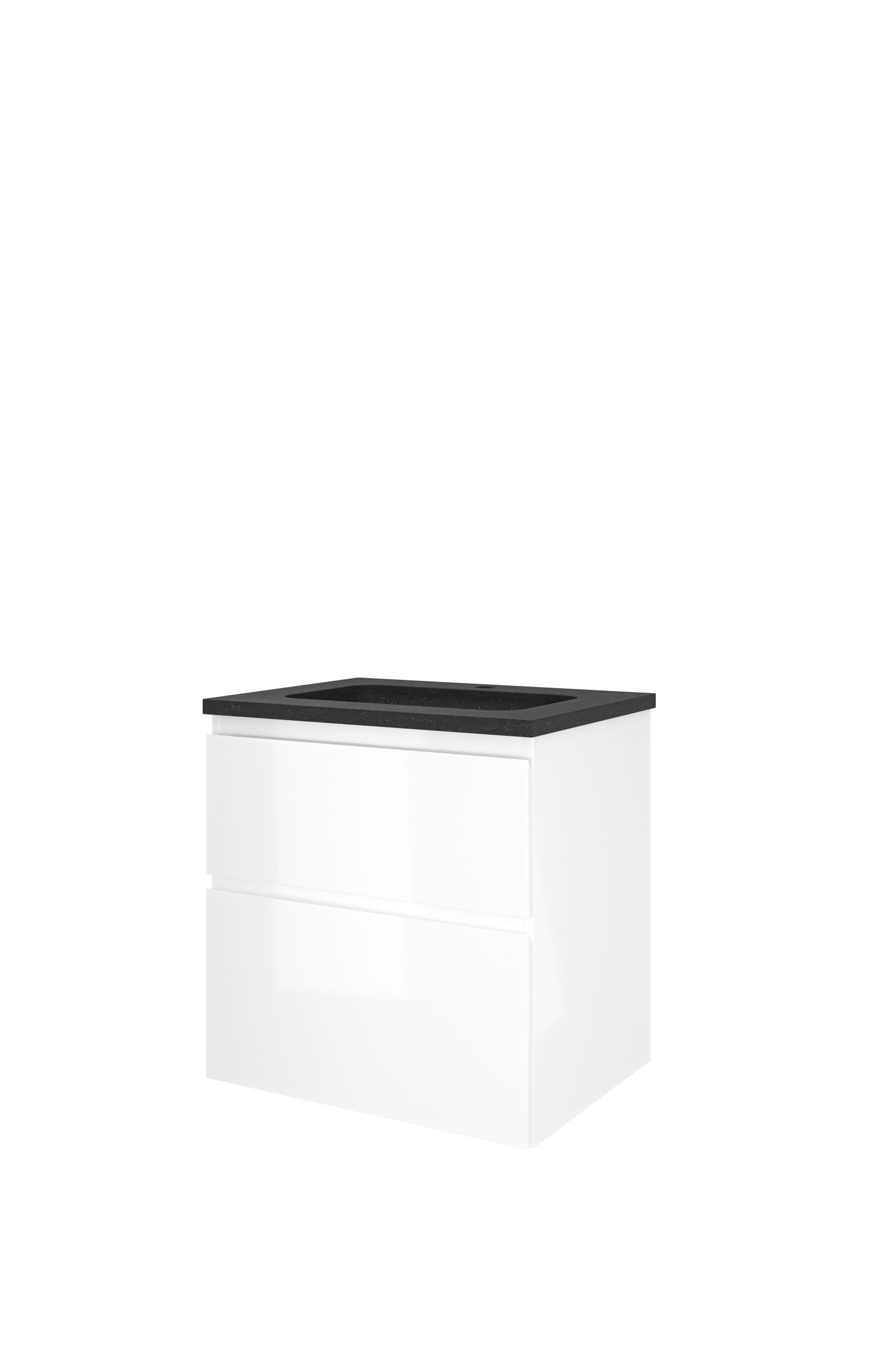 Proline set hardsteen Elegant wast. met 1 krgt. en onderk. a-sym. 1815814 Glans wit/Blue stone H625xB600xD460