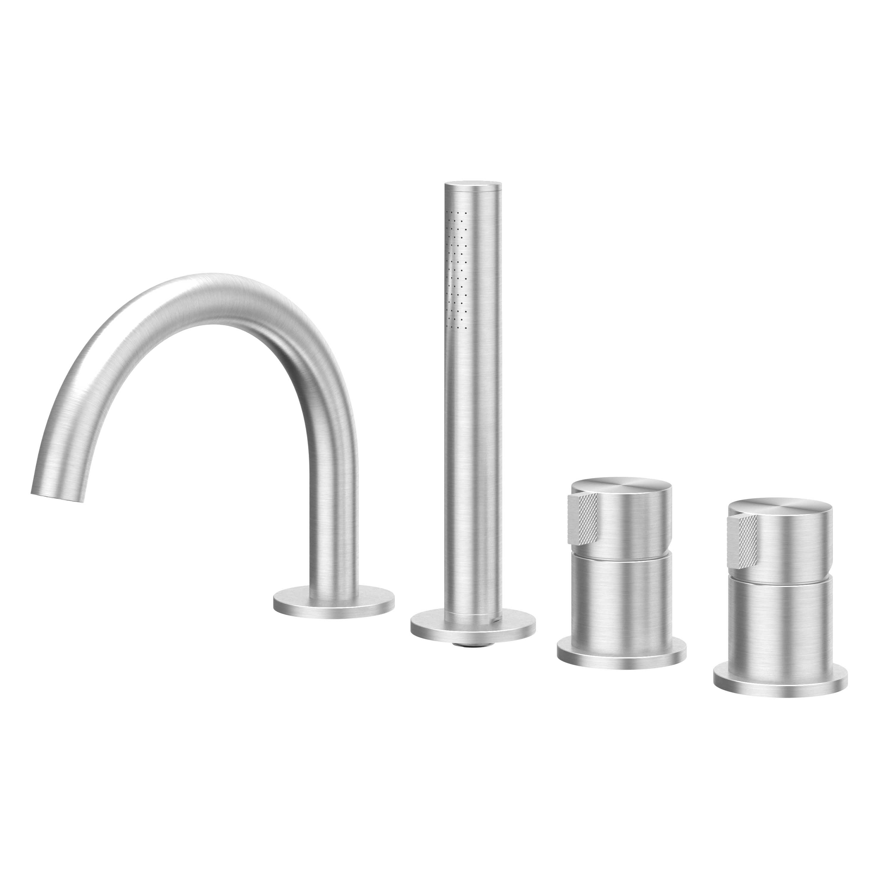 IVY Tribe Badrandcombi 4-gats m/draaibare uitloop uittrekbare handd 6301171 RVS316 gebr.