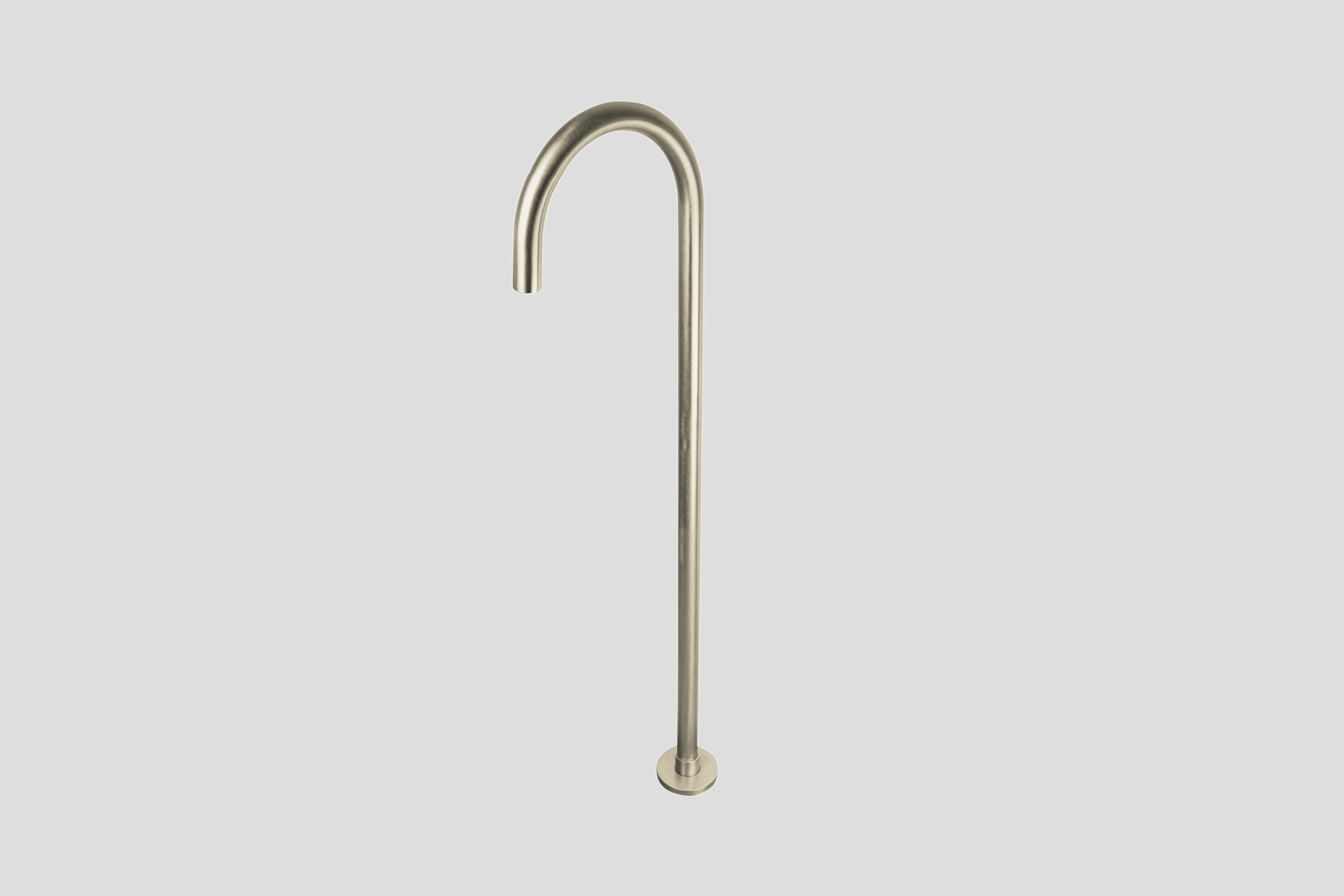 Lagoo Garda vrijstaande baduitloop afb.deel G3202BN Brushed Nickel