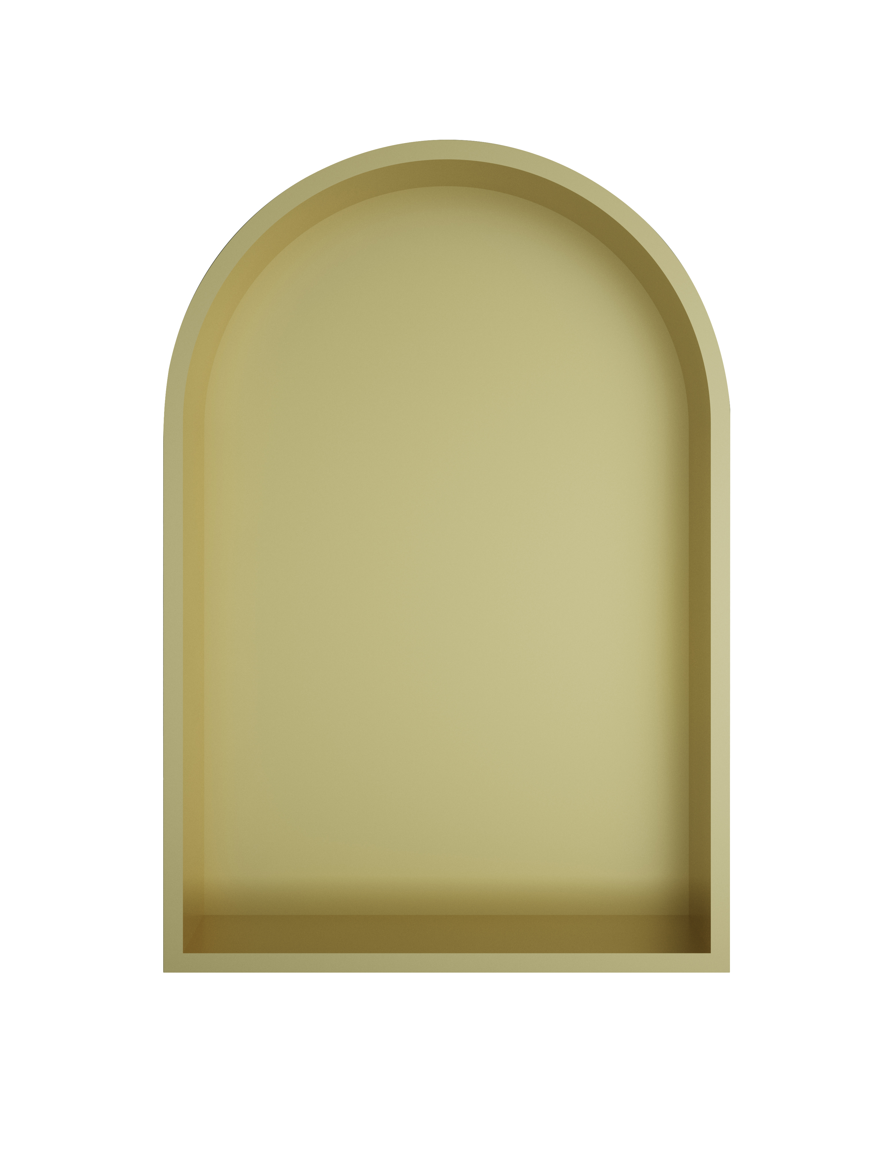 Hotbath More inbouwbox of inbouwnis toogmodel 30x45x10cm BOW30BBP Geborsteld messing PVD