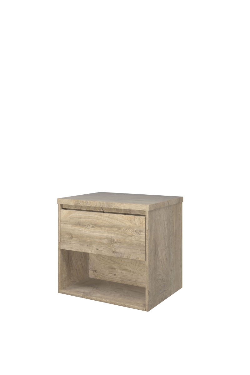 Proline set Top afdekplaat en onderk. met schap 1817201 Raw oak H552xB600xD460