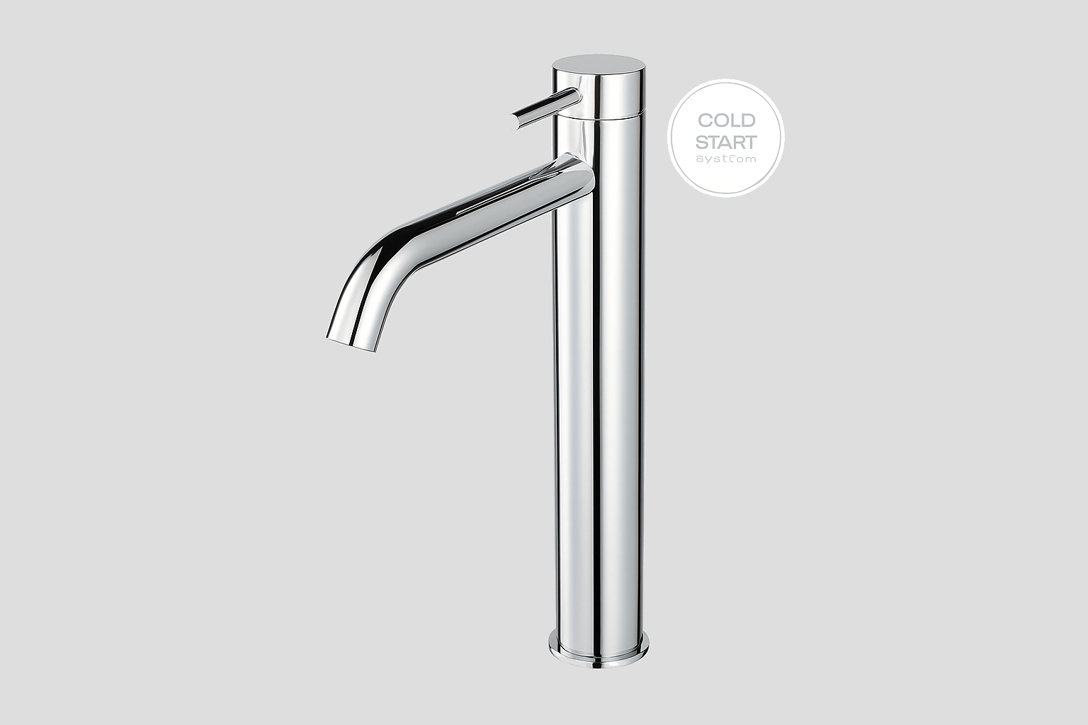 Lagoo Garda wastafelmengkraan high G1104CH Chrome