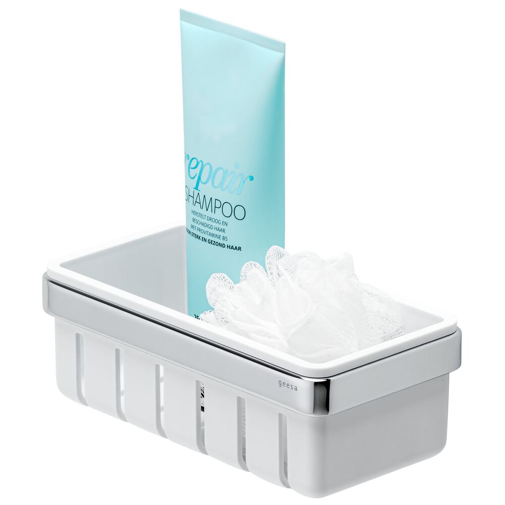 Geesa Frame Douchemand Wit / Chroom 918801-02