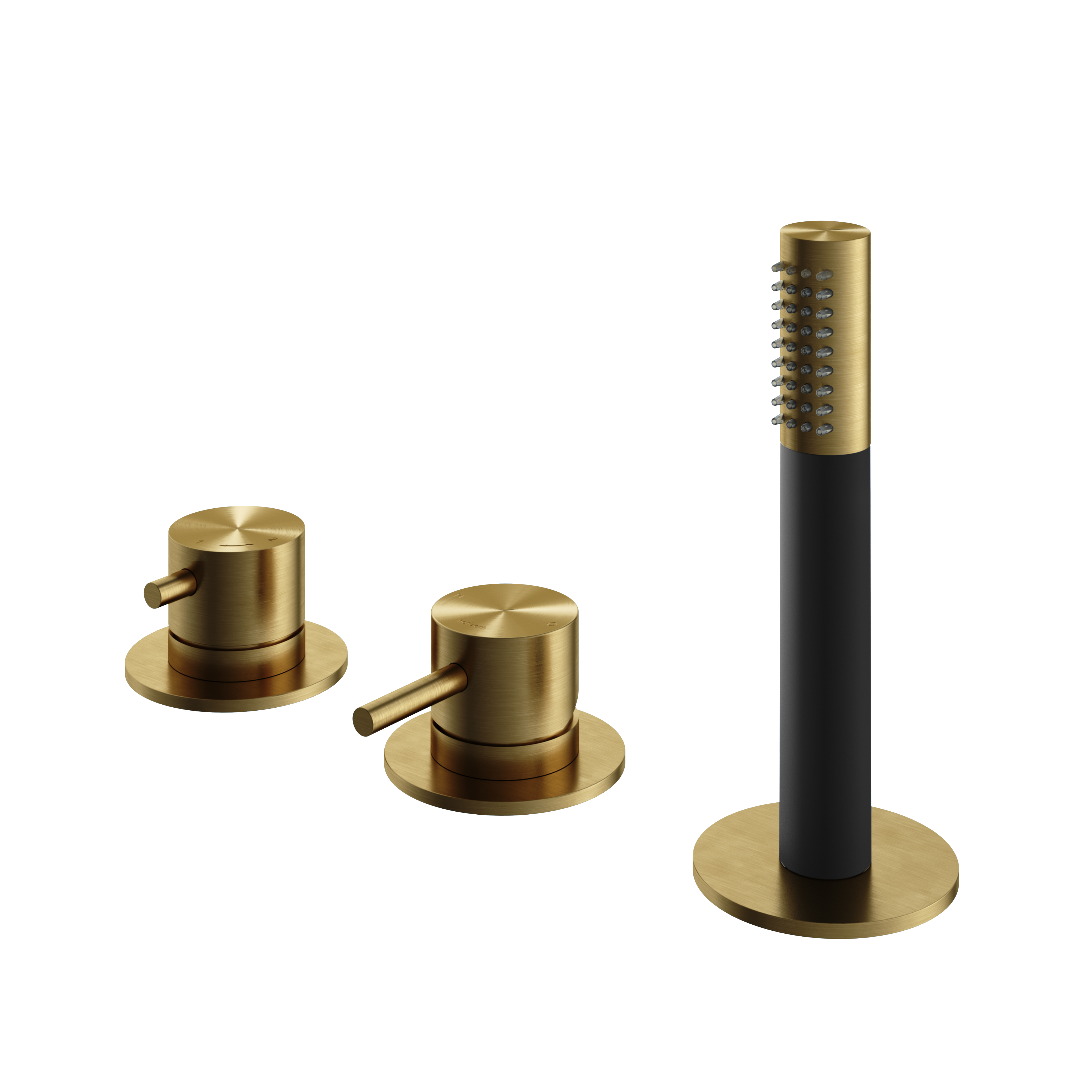 Hotbath Archie badrand 1 hendel mengkraan zonder uitloop met 2-weg omstel AR085BBP RVS316