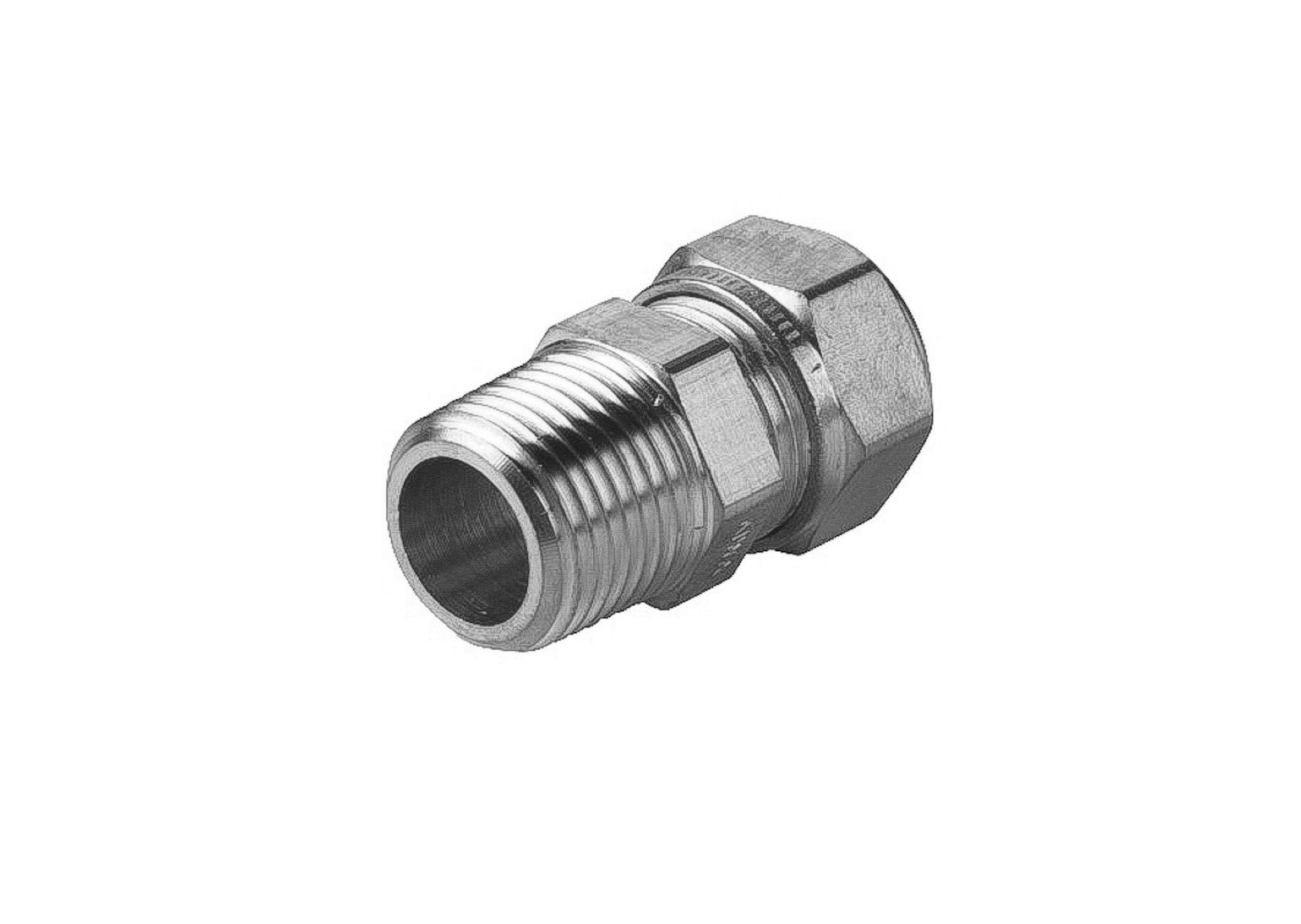 VSH Puntstuk knel 3/4x22 chroom 0868549