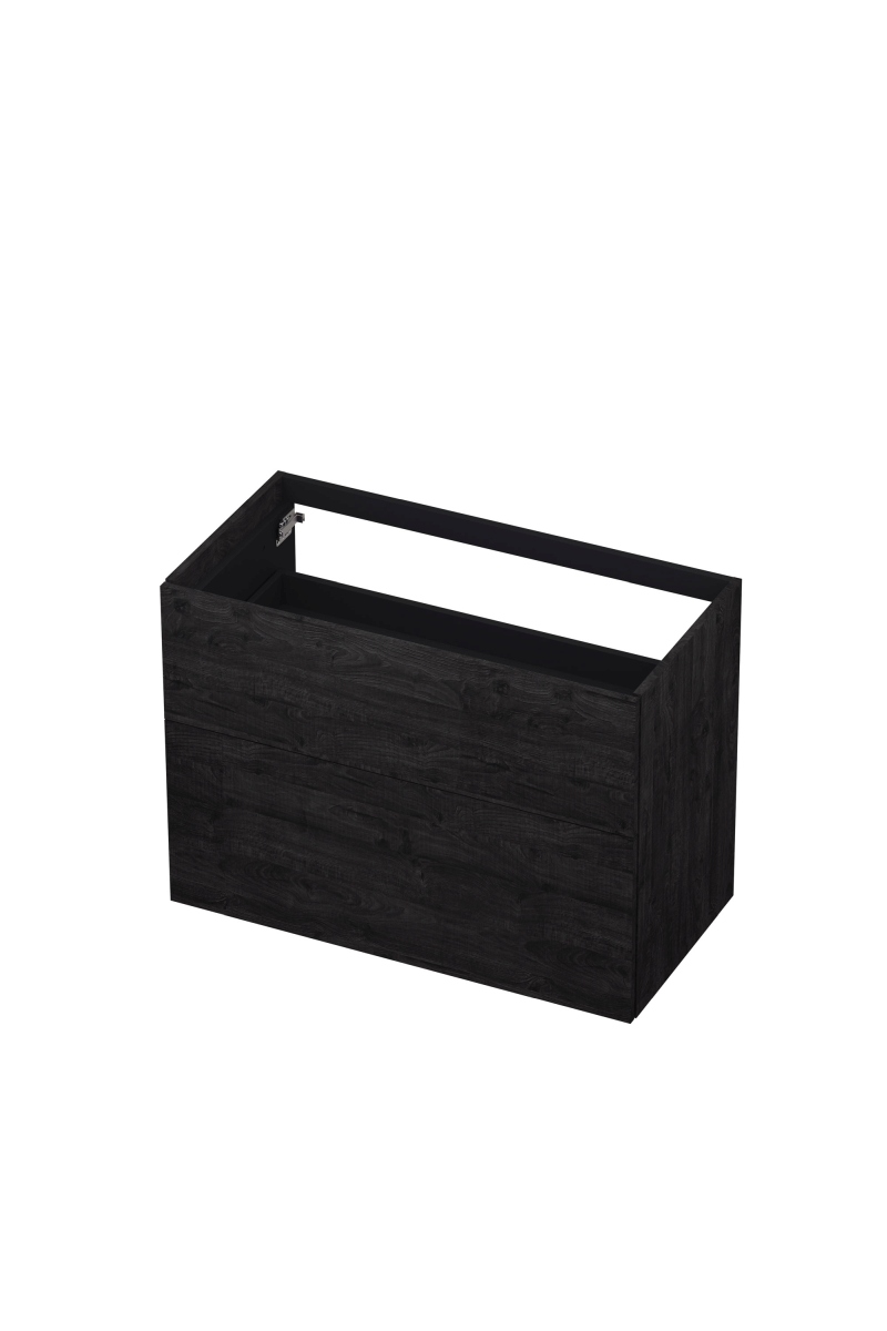 INK onderk. 2 laden push to open 65cm hout decor 1259052 Houtskool eiken H650xB900xD450