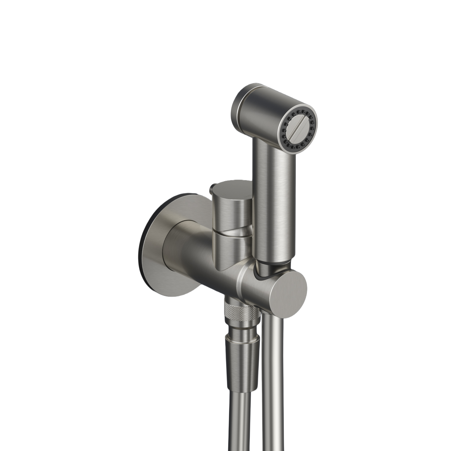 Hotbath Mate Knijphanddoucheset met doucheslang 1 mtr. houder met mengkraan KHDS3EXTCR Chroom