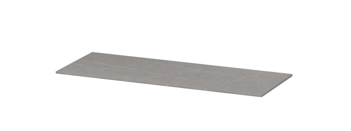 INK Afdekplaat van keramische slab zonder uitsparing H10xB1200xD450 Armani grey mat / 210231