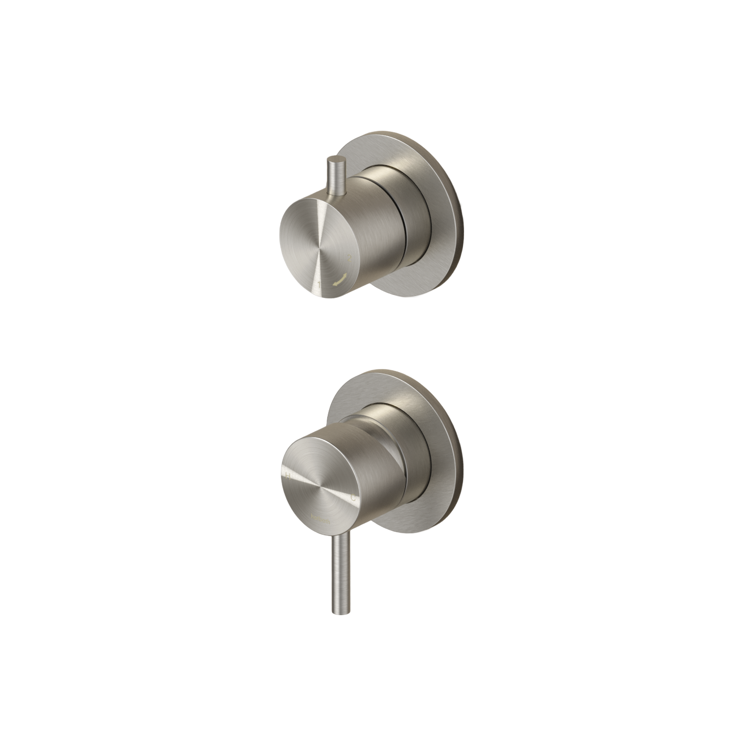 Hotbath Archie inbouw mengkraan met 2-weg omstel AR029IX RVS316