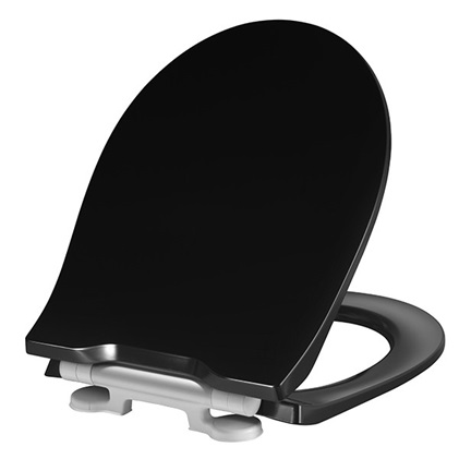 Pressalit Projecta Solid Pro met soft close DG4925 zwart polygiene