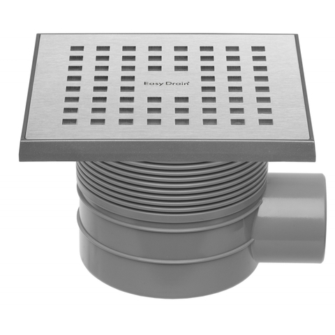 Easydrain Aqua Vloerput met 1 aansluiting AQUA-15X15-MSI