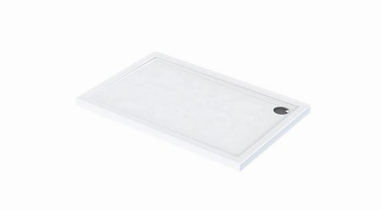 Wisa douchebak Cristal 100x80 wit 5070420101