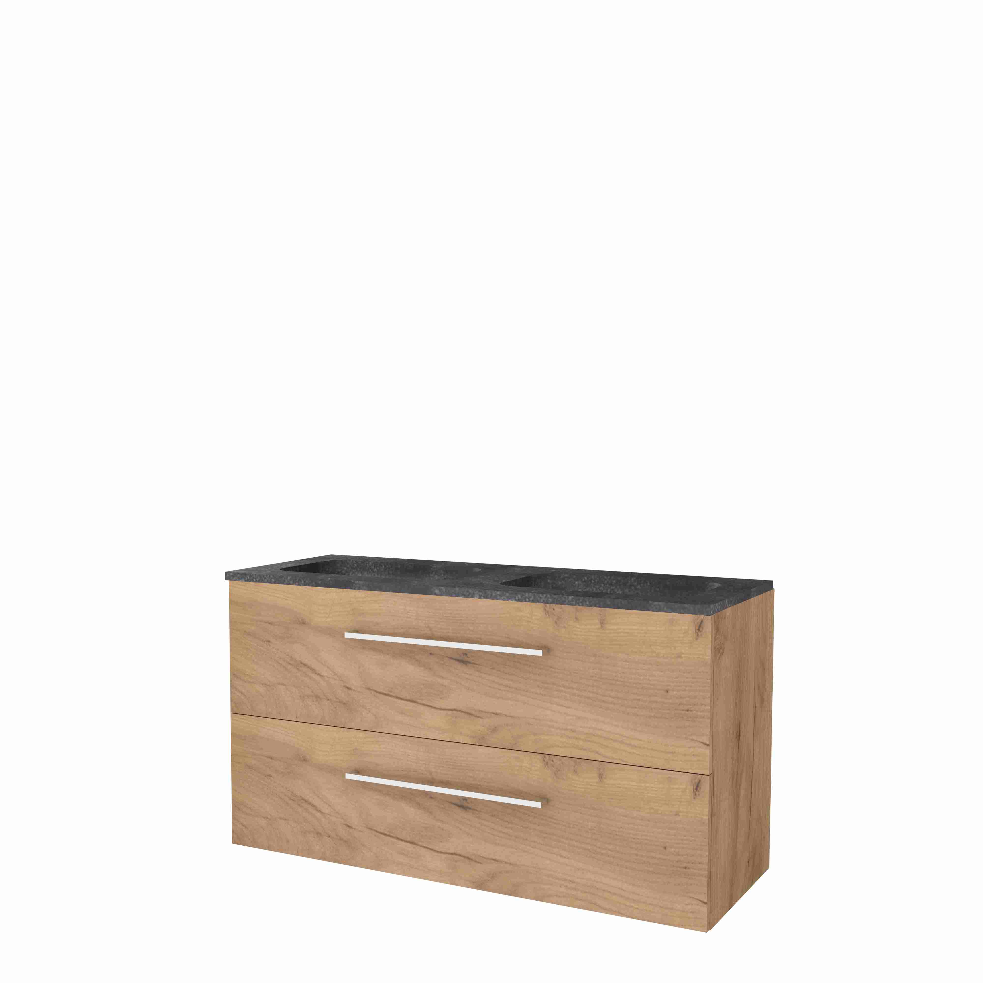 Basic Start 46 onderk. m. gr. incl. 2 la + hardst. wast. z. krgt. B1200xD460 Whisky Oak / 1813229