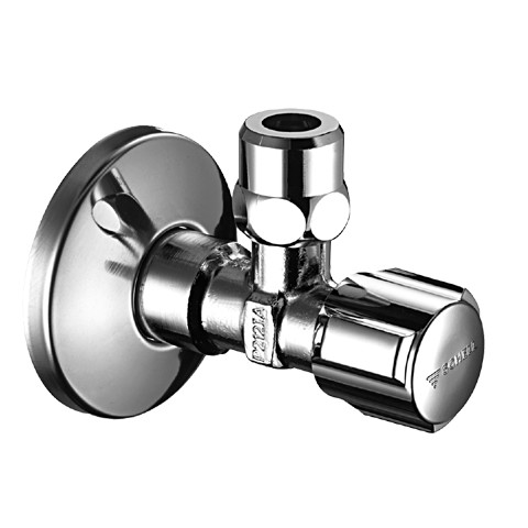 Schell haakse regelkraan KIWA V+S chroom 3/8 (5095)