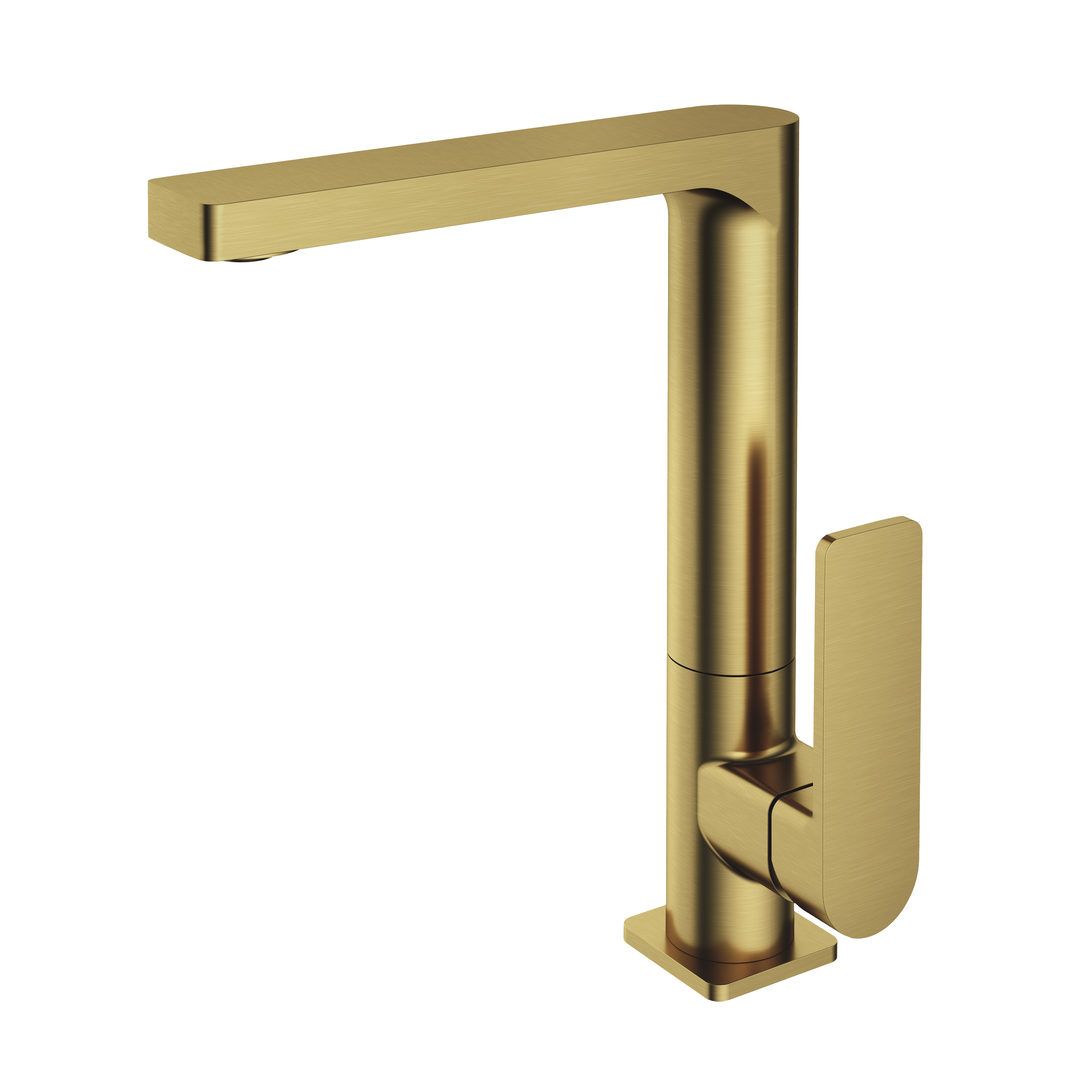 Hotbath Gal wastafelmengkr. draaib. uitl. GL004BBP Geborsteld Messing PVD