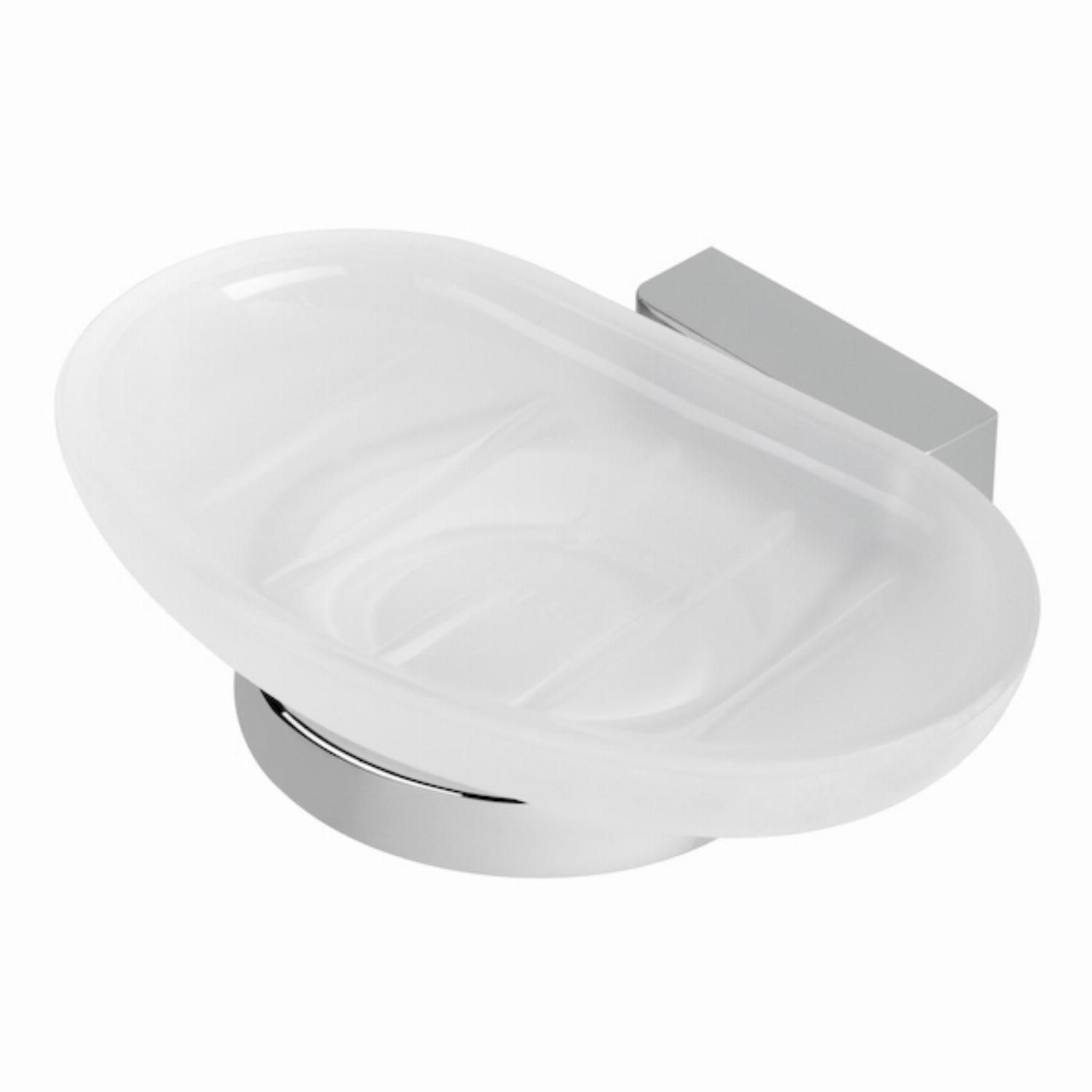 Geesa BloQ zeephouder met glasinzet 917003