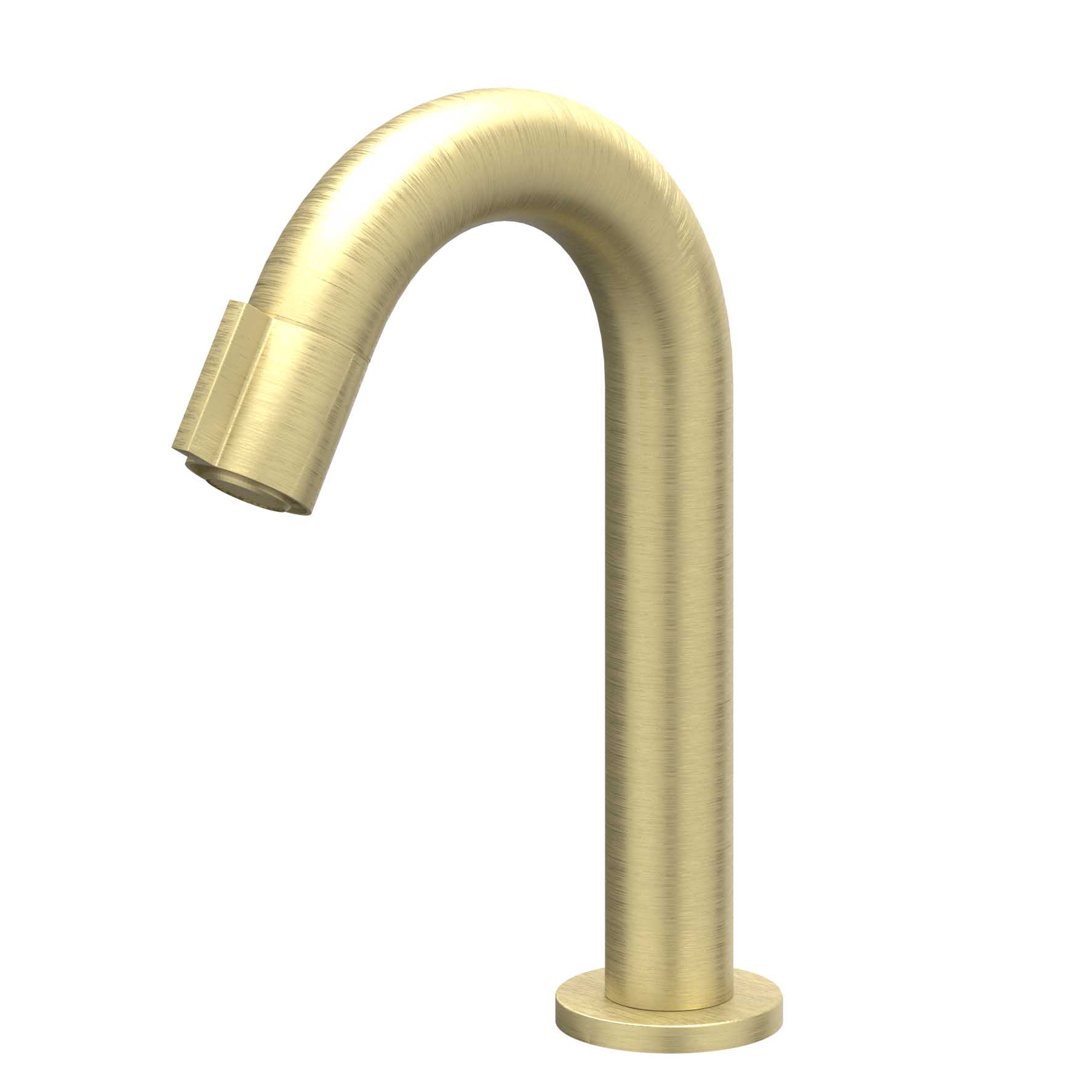 IVY Pact Fonteinkraan gebogen staand model S 6402054 gebr. mat goud PVD