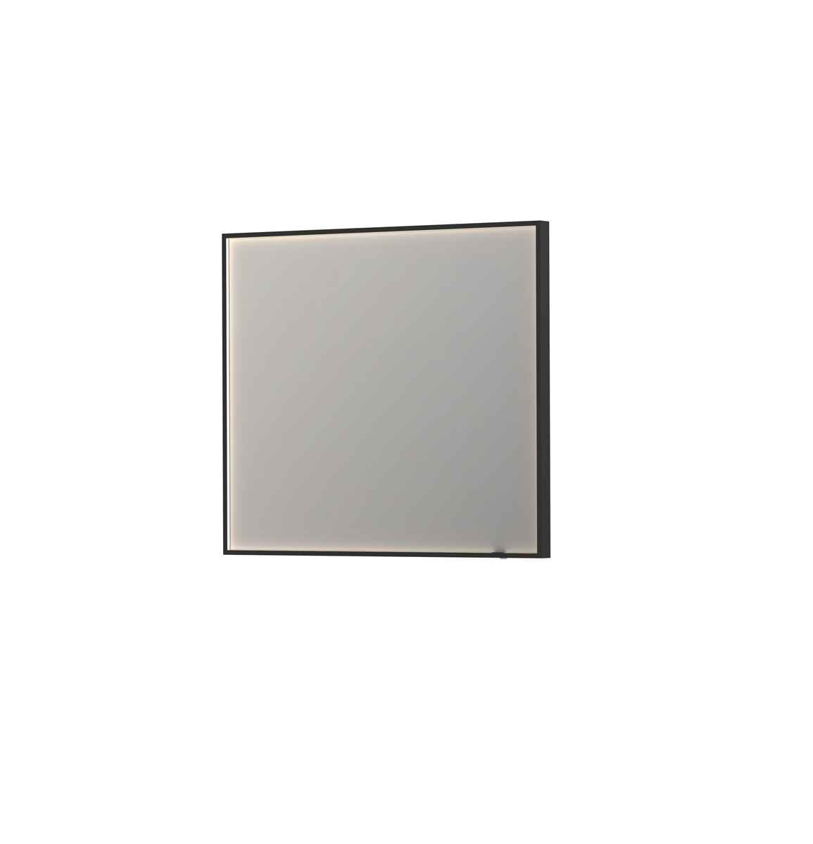 INK spg. SP19 rechthoek in stalen kader incl dir LED verw. color dimbaar + schak. H800xB1000xD40 Mat zwart / 8409065